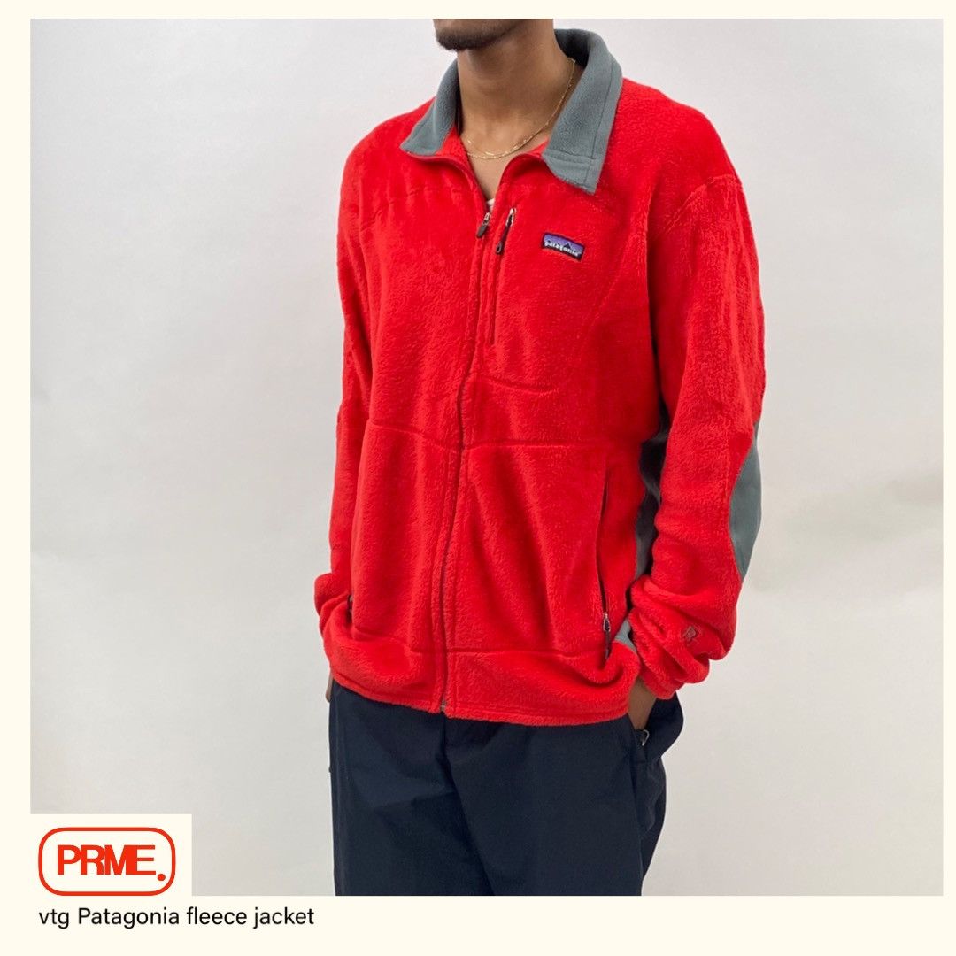 Patagonia vintage Y2K PATAGONIA Fuzzy Fleece zip up jacket Size US XL / EU 56 / 4 - 6 Thumbnail