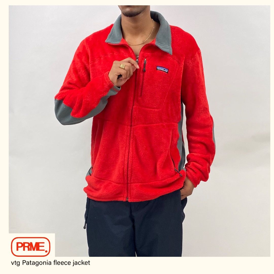 Patagonia vintage Y2K PATAGONIA Fuzzy Fleece zip up jacket Size US XL / EU 56 / 4 - 2 Thumbnail