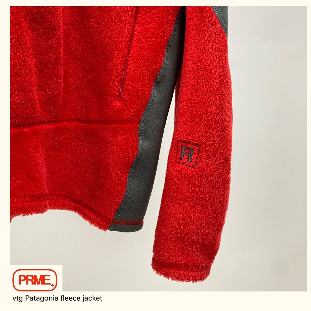 Patagonia vintage Y2K PATAGONIA Fuzzy Fleece zip up jacket Size US XL / EU 56 / 4 - 5 Thumbnail