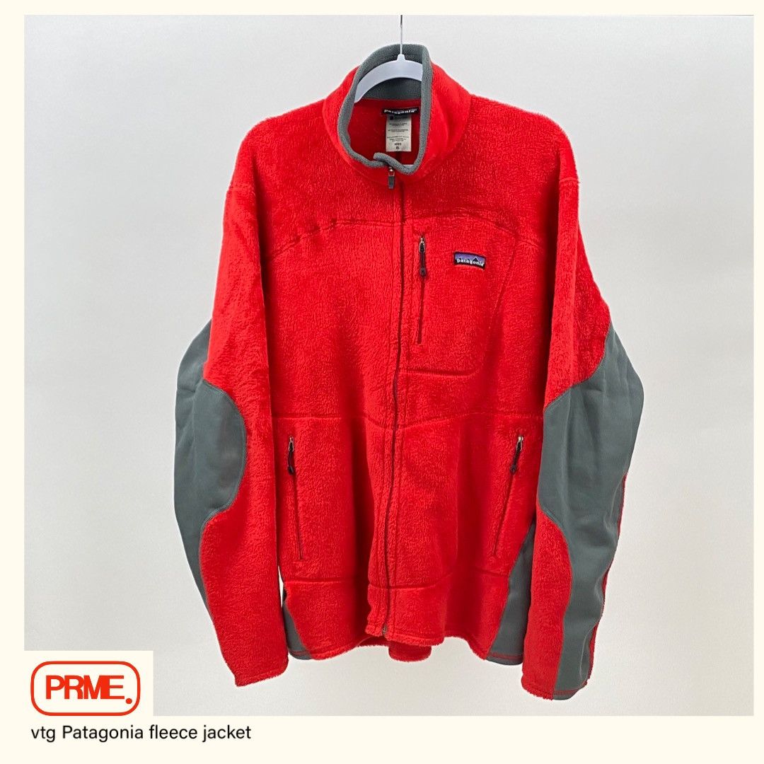 Patagonia vintage Y2K PATAGONIA Fuzzy Fleece zip up jacket Size US XL / EU 56 / 4 - 1 Thumbnail