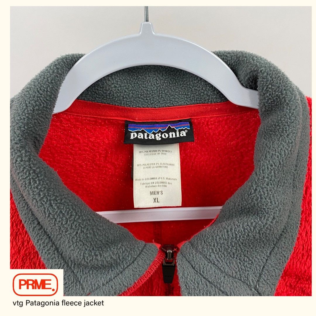 Patagonia vintage Y2K PATAGONIA Fuzzy Fleece zip up jacket Size US XL / EU 56 / 4 - 9 Thumbnail