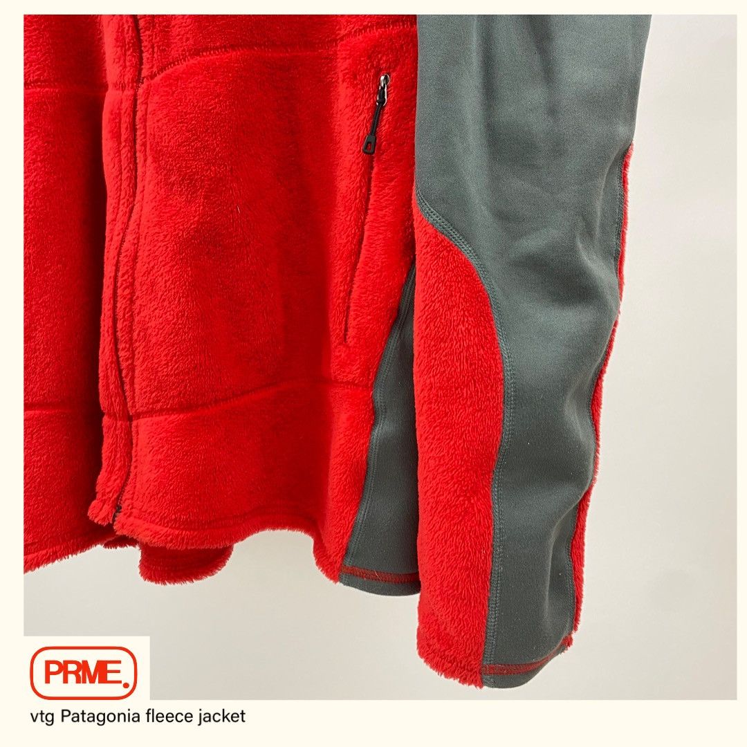 Patagonia vintage Y2K PATAGONIA Fuzzy Fleece zip up jacket Size US XL / EU 56 / 4 - 10 Thumbnail