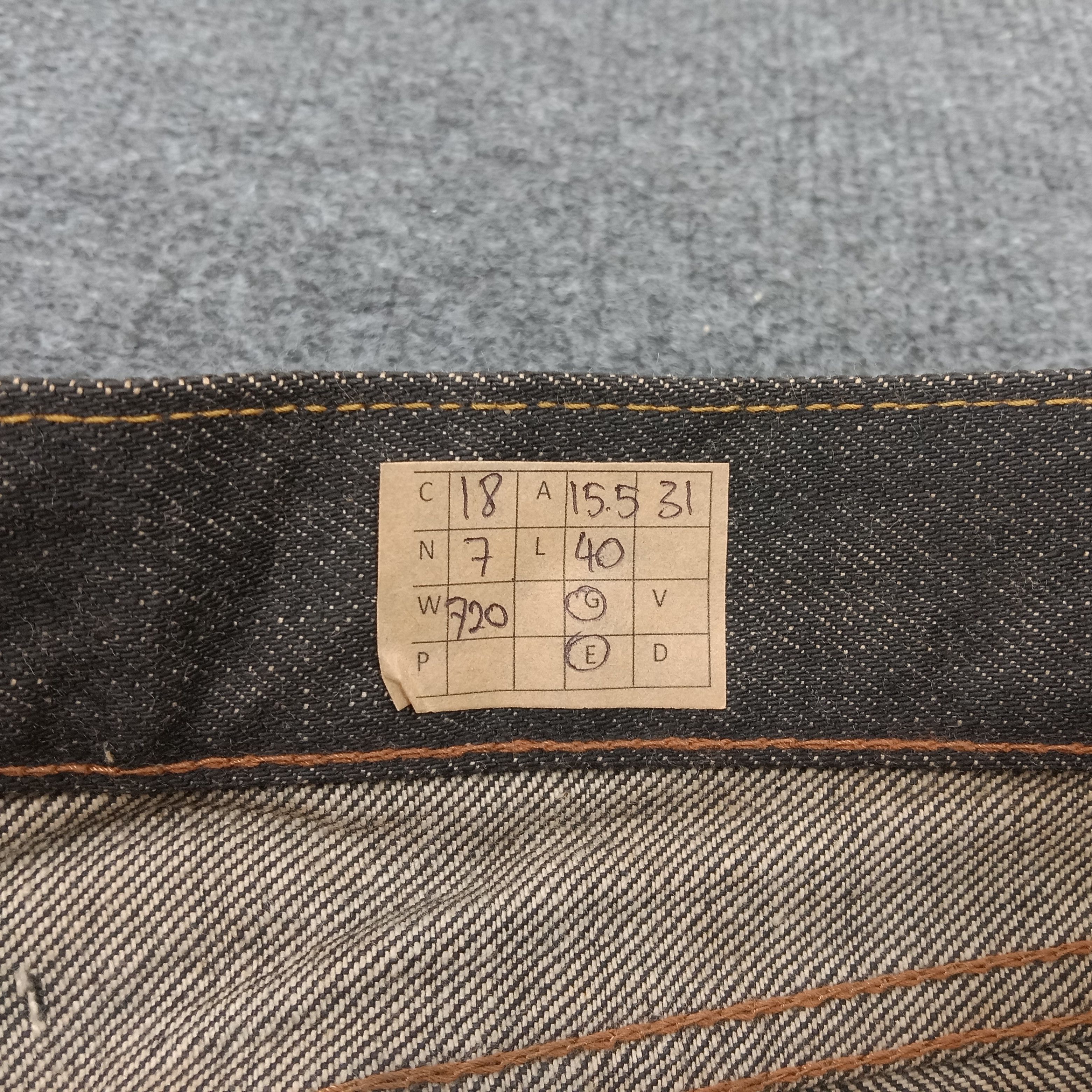 Japanese Brand Studio D'Artisan Nice Design Denim Pants Size US 31 - 10 Thumbnail