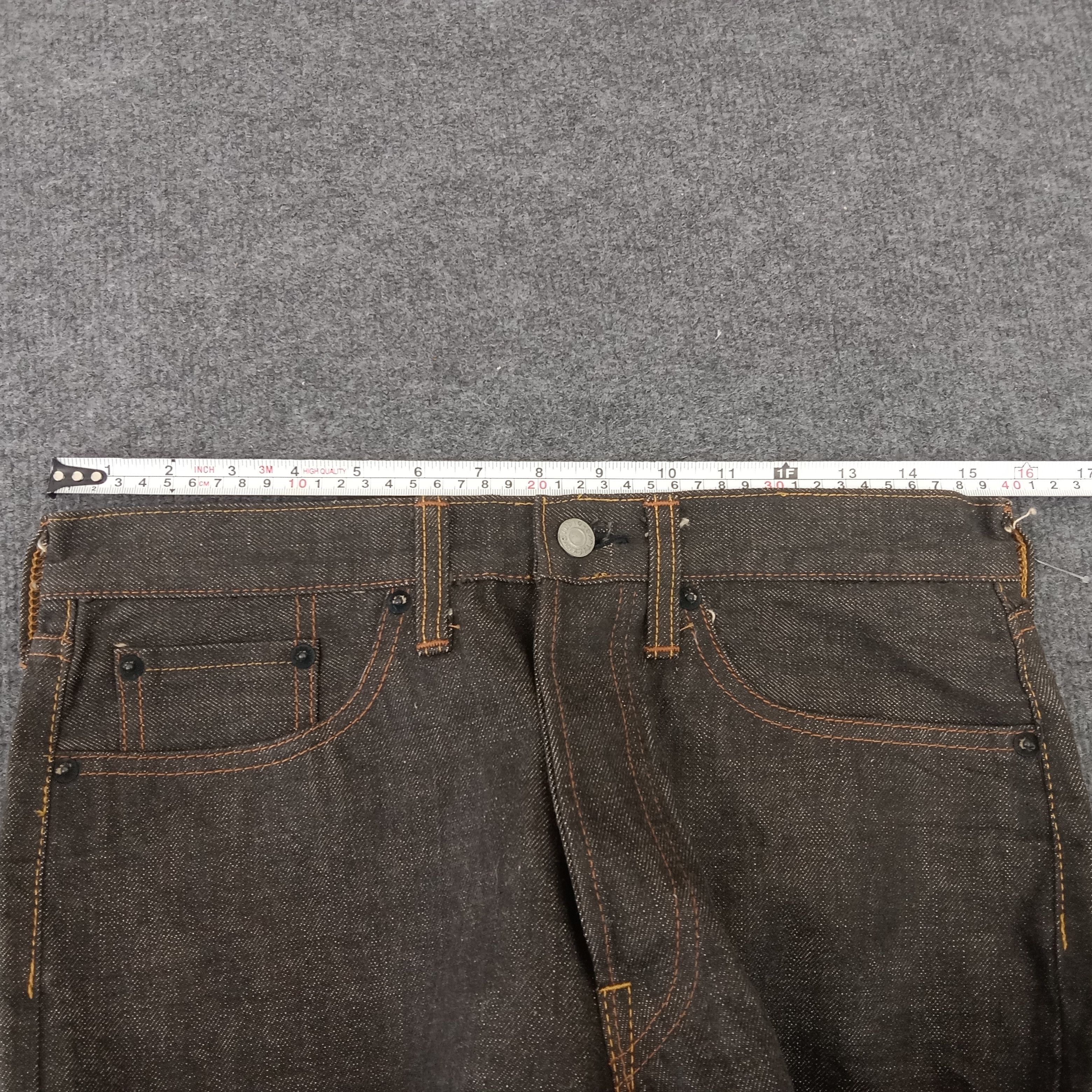 Japanese Brand Studio D'Artisan Nice Design Denim Pants Size US 31 - 14 Thumbnail