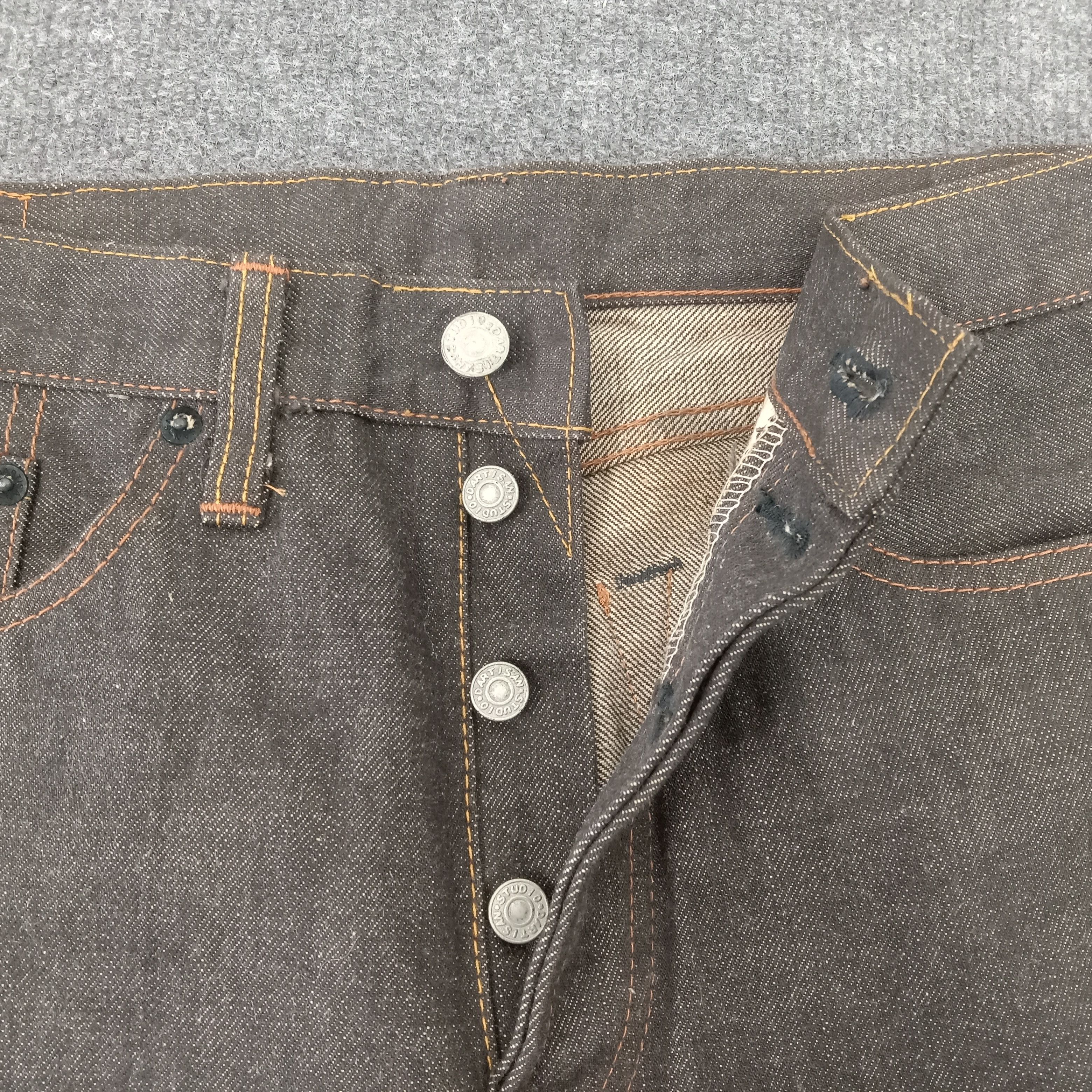 Japanese Brand Studio D'Artisan Nice Design Denim Pants Size US 31 - 7 Thumbnail