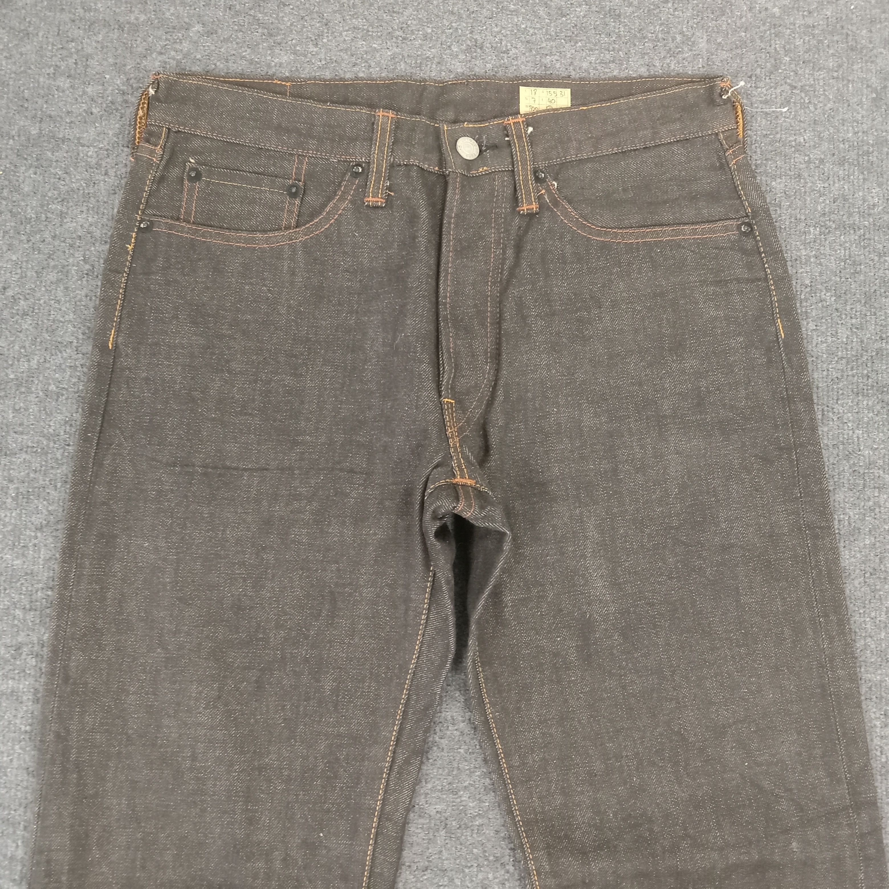 Japanese Brand Studio D'Artisan Nice Design Denim Pants Size US 31 - 6 Thumbnail