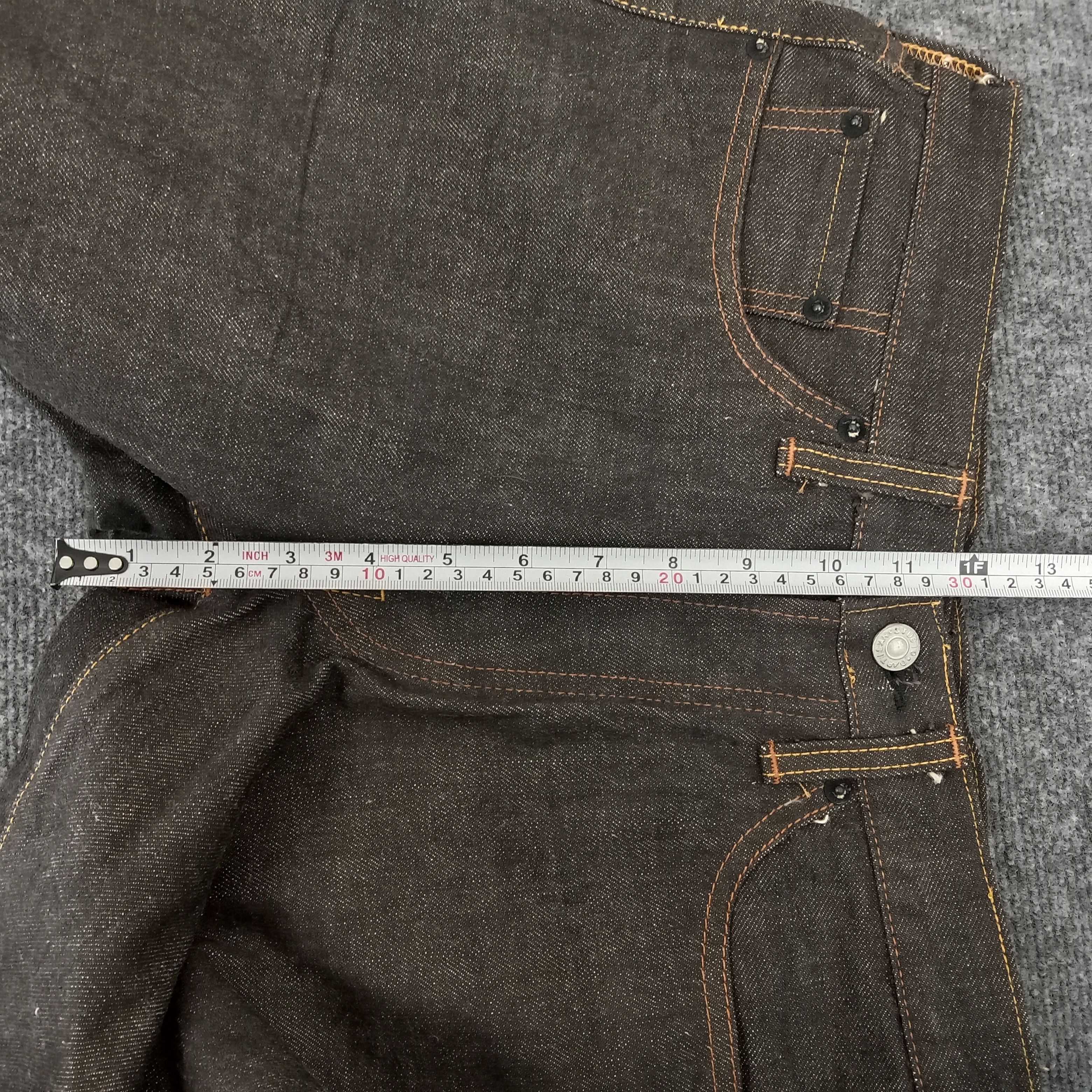 Japanese Brand Studio D'Artisan Nice Design Denim Pants Size US 31 - 15 Thumbnail