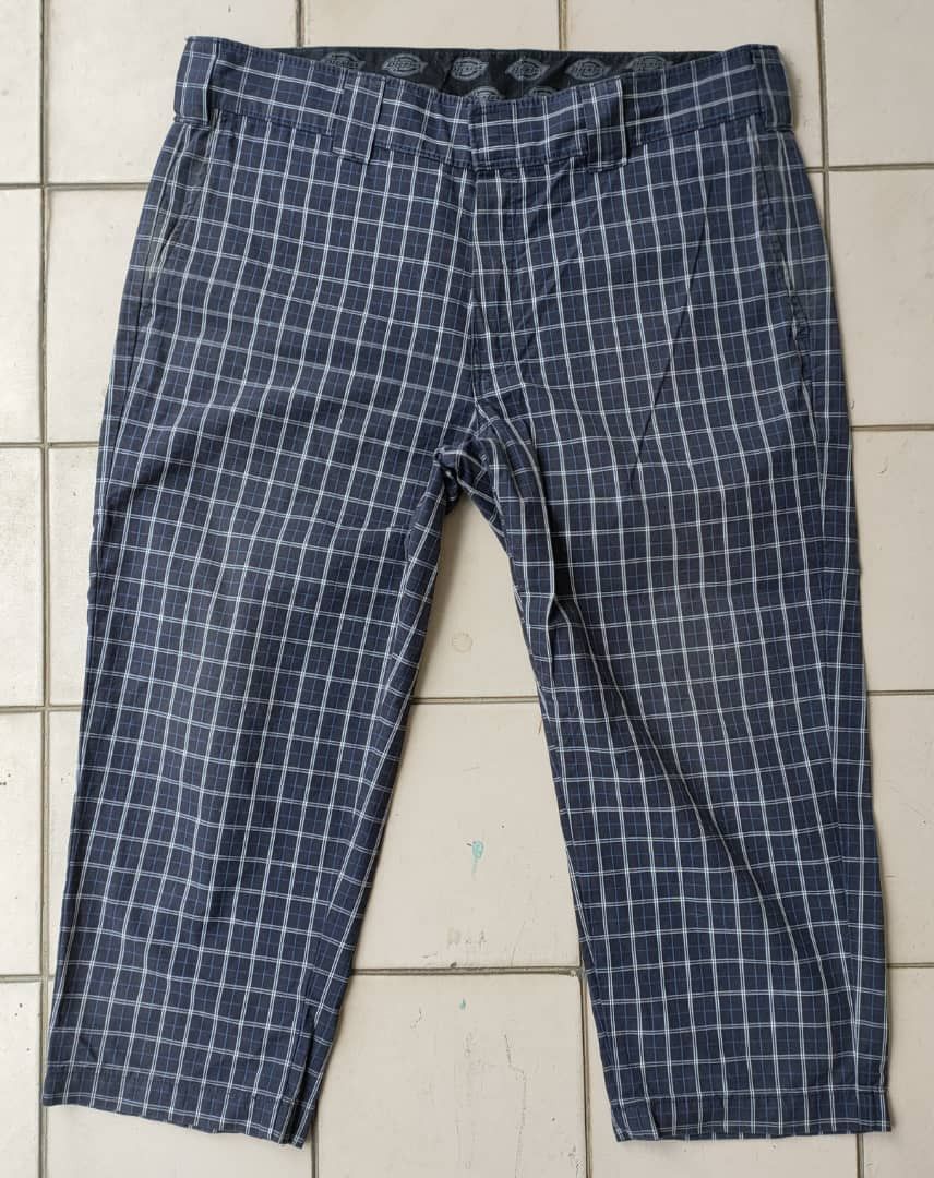 Dickies Dickies Checkered Crop Denim Pant Size US 34 / EU 50 - 1 Thumbnail