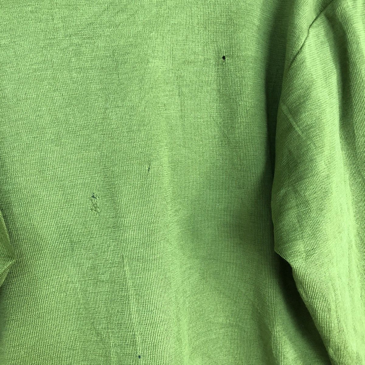 Vintage Lebe tokyo style knitwear distressed Green Cardigan #c914 Size US L / EU 52-54 / 3 - 13 Thumbnail