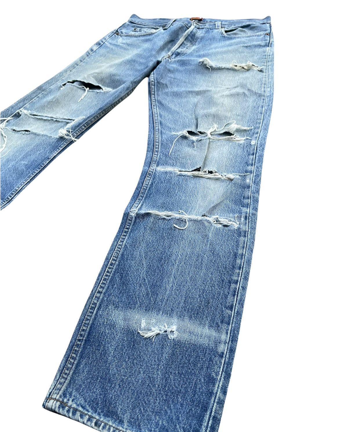 Levi's Vintage Levi’s 501 x Style Counsel 1986 Custom Distressed Size US 34 / EU 50 - 2 Thumbnail