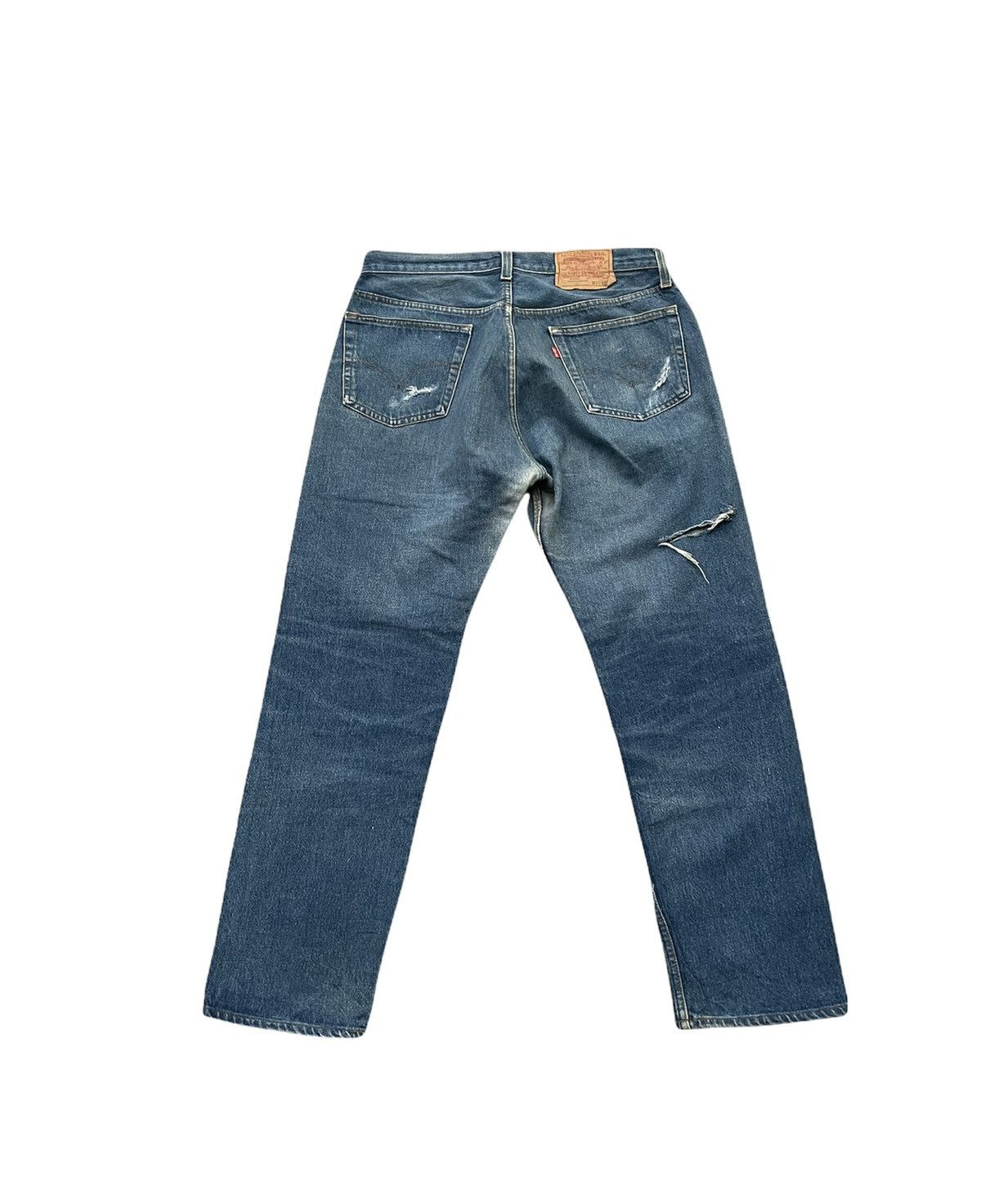 Levi's × Vintage Vintage Levis 501 1983 USA Aging Distressed Denim Size US 34 / EU 50 - 5 Thumbnail