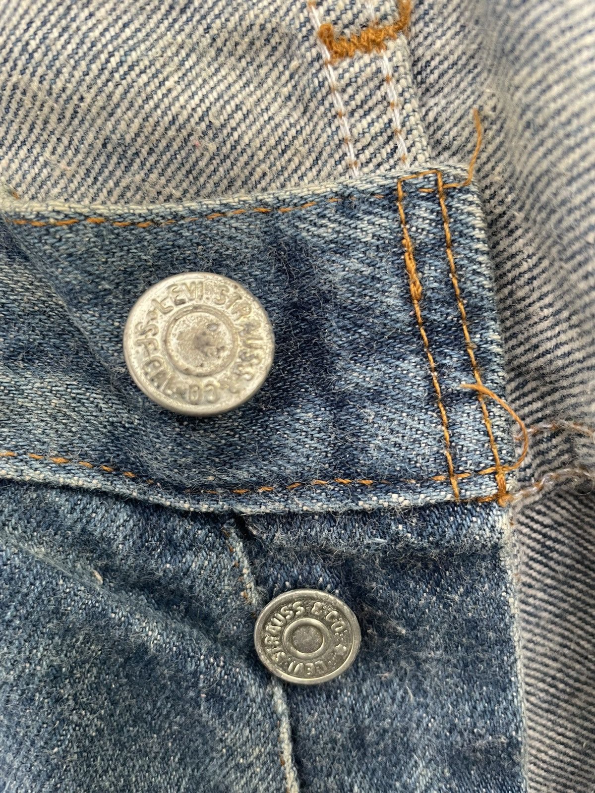 Levi's × Vintage Vintage Levis 501 1983 USA Aging Distressed Denim Size US 34 / EU 50 - 16 Thumbnail