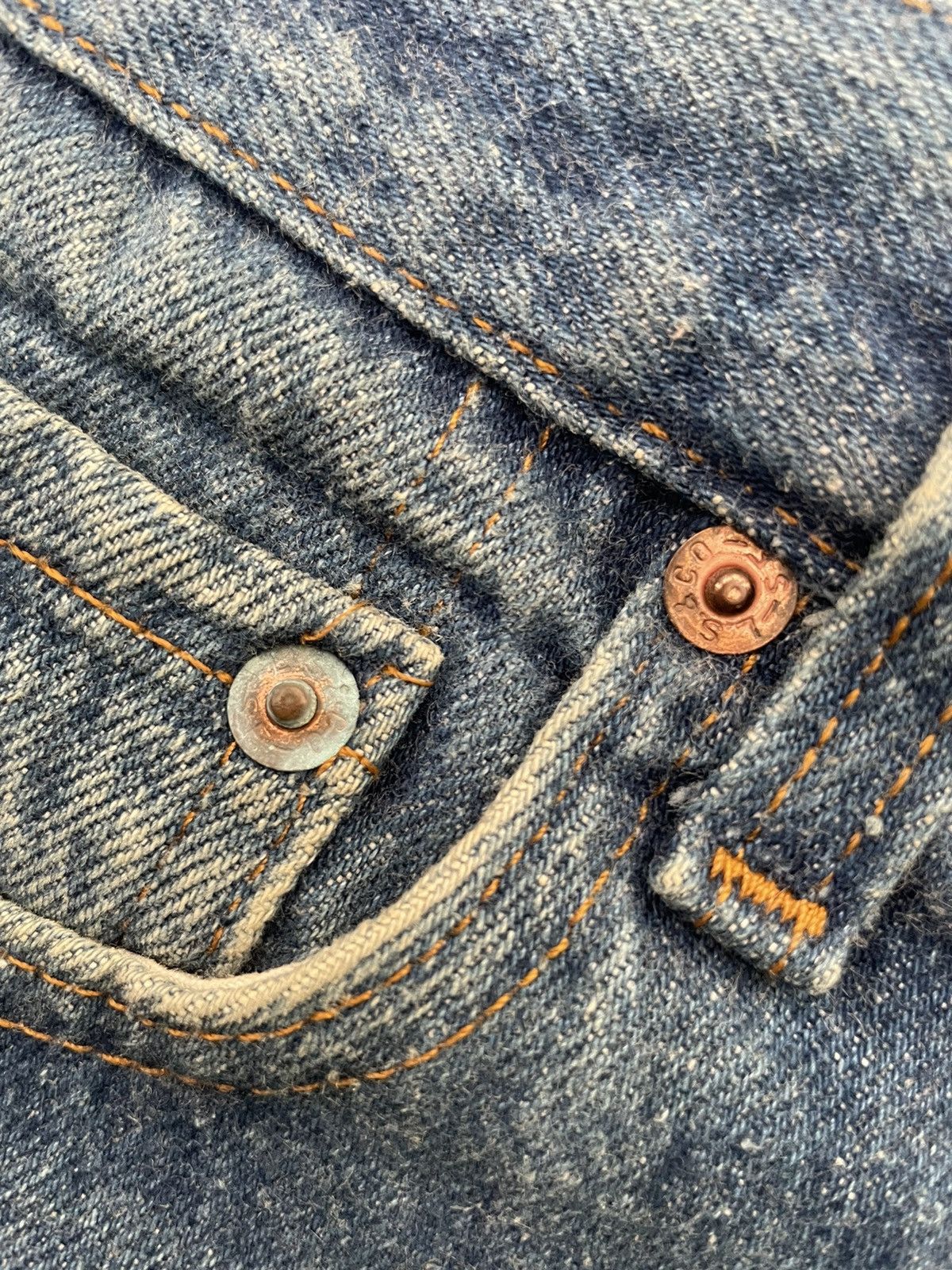 Levi's × Vintage Vintage Levis 501 1983 USA Aging Distressed Denim Size US 34 / EU 50 - 15 Thumbnail