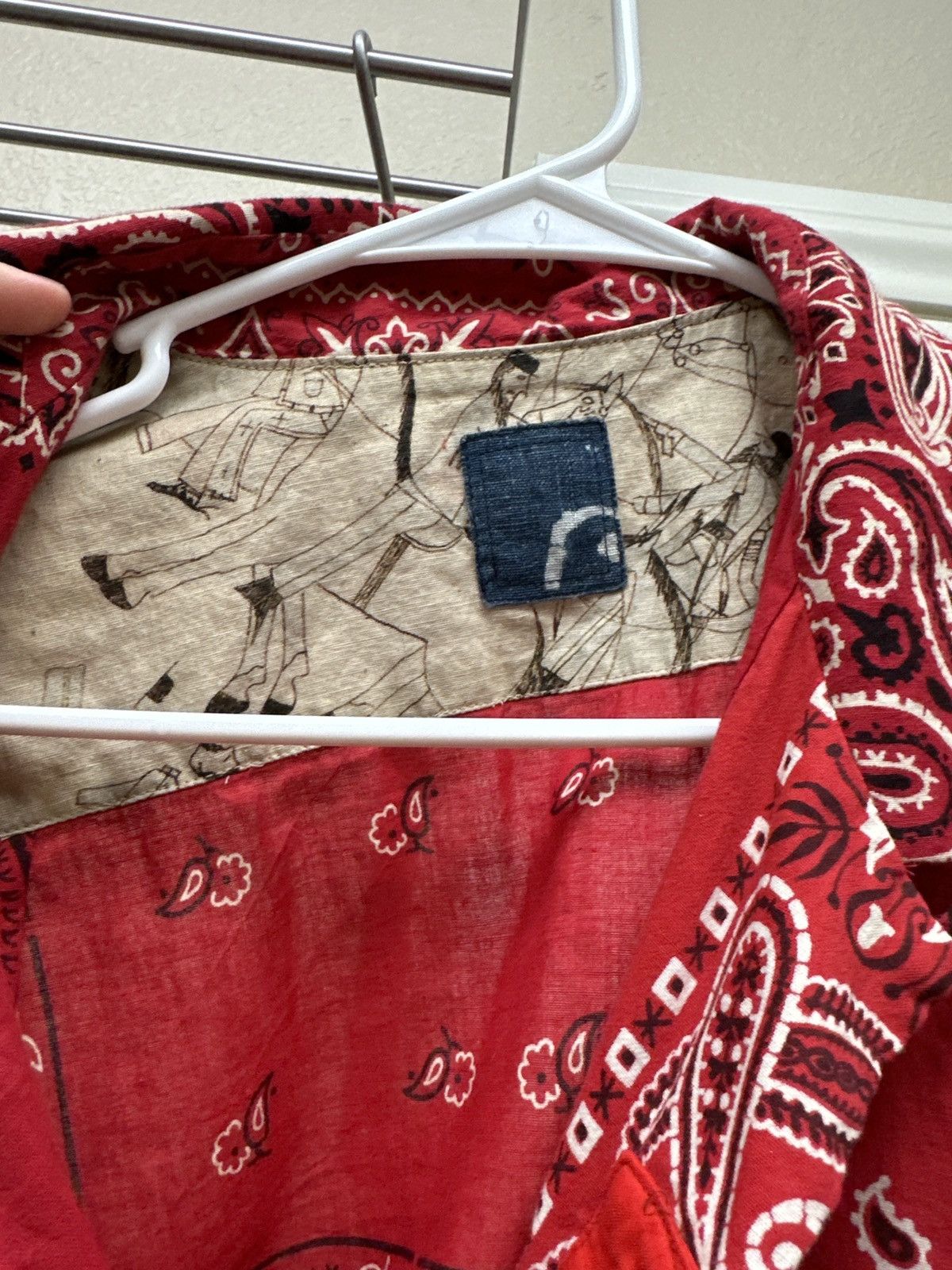 Visvim Visvim Wallis Shirt S/S Indigo Camping Trailer Exclusive Size US L / EU 52-54 / 3 - 3 Thumbnail