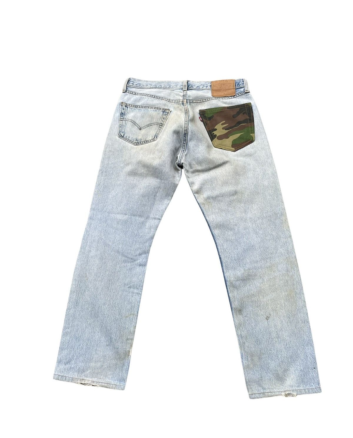 Levi's × Vintage Vintage Levi’s 501 2000 Usa Aging Custom Distressed Size US 32 / EU 48 - 7 Thumbnail