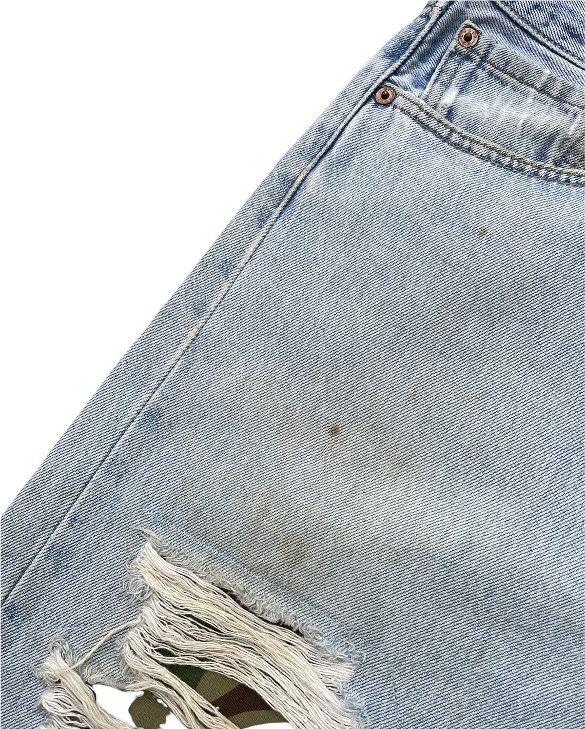 Levi's × Vintage Vintage Levi’s 501 2000 Usa Aging Custom Distressed Size US 32 / EU 48 - 6 Thumbnail