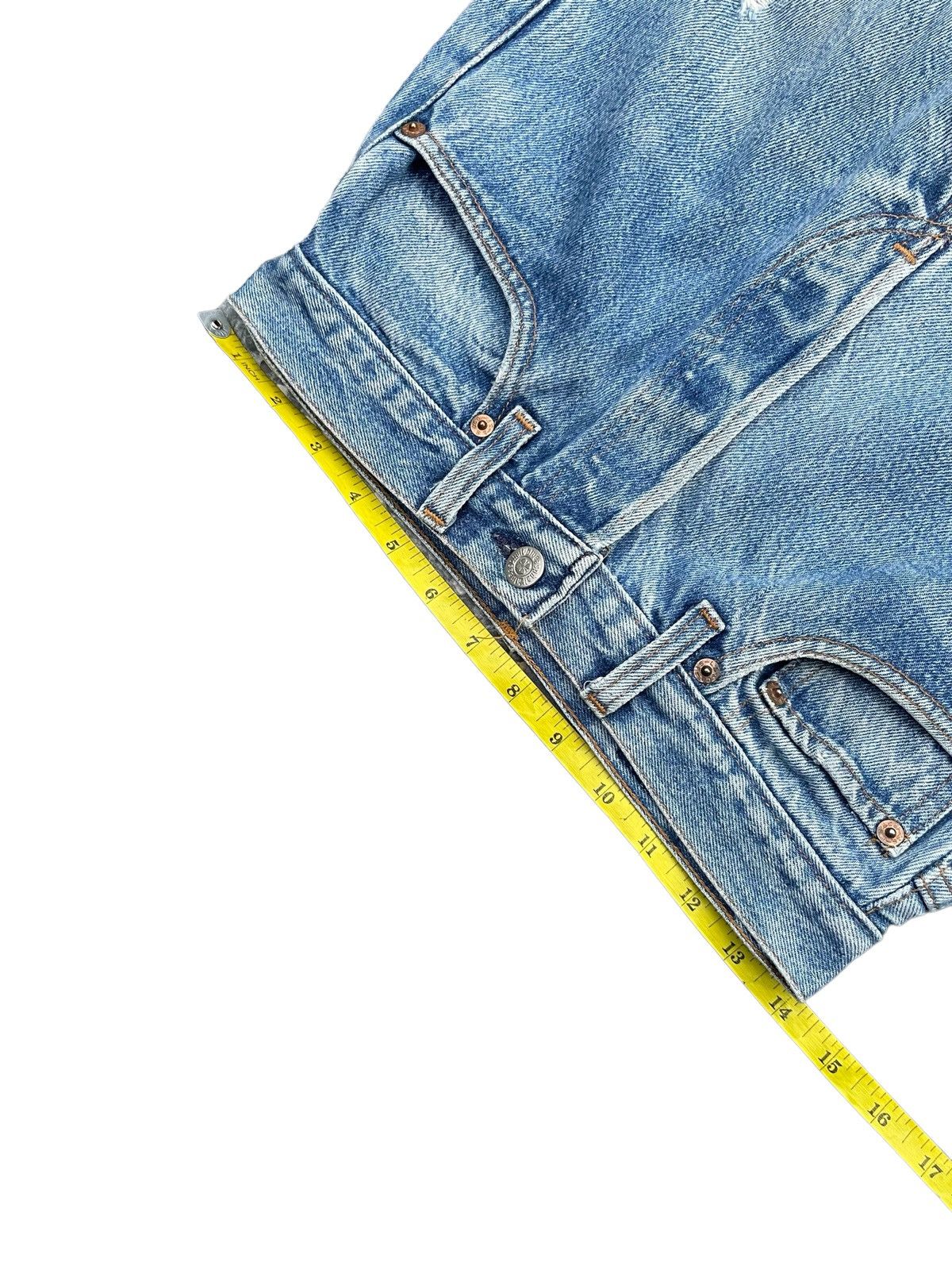 Levi's × Vintage Vintage 1990 Levis 501 e Stone Wash Distressed Size US 28 / EU 44 - 2 Thumbnail