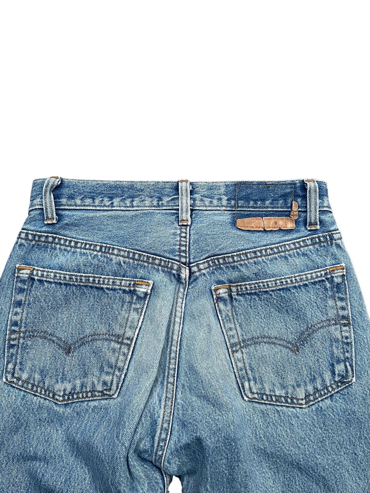 Levi's × Vintage Vintage 1990 Levis 501 e Stone Wash Distressed Size US 28 / EU 44 - 10 Thumbnail