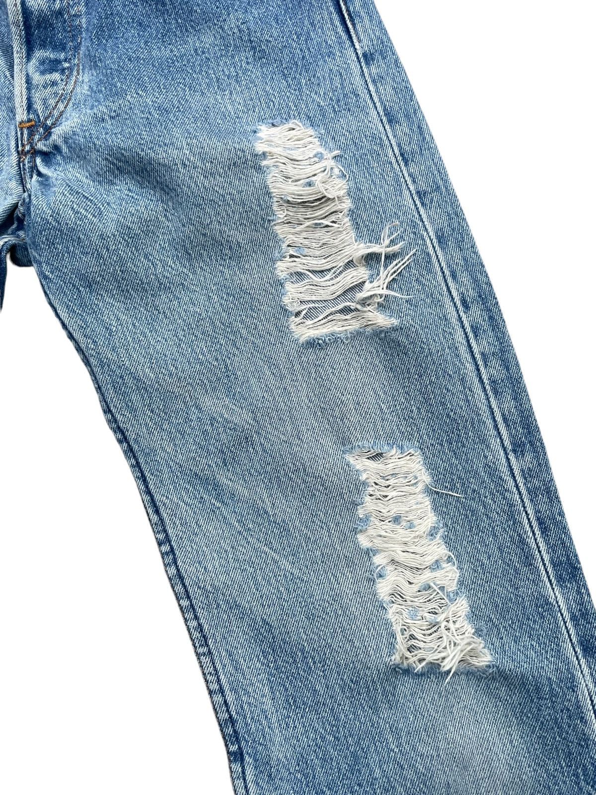 Levi's × Vintage Vintage 1990 Levis 501 e Stone Wash Distressed Size US 28 / EU 44 - 6 Thumbnail