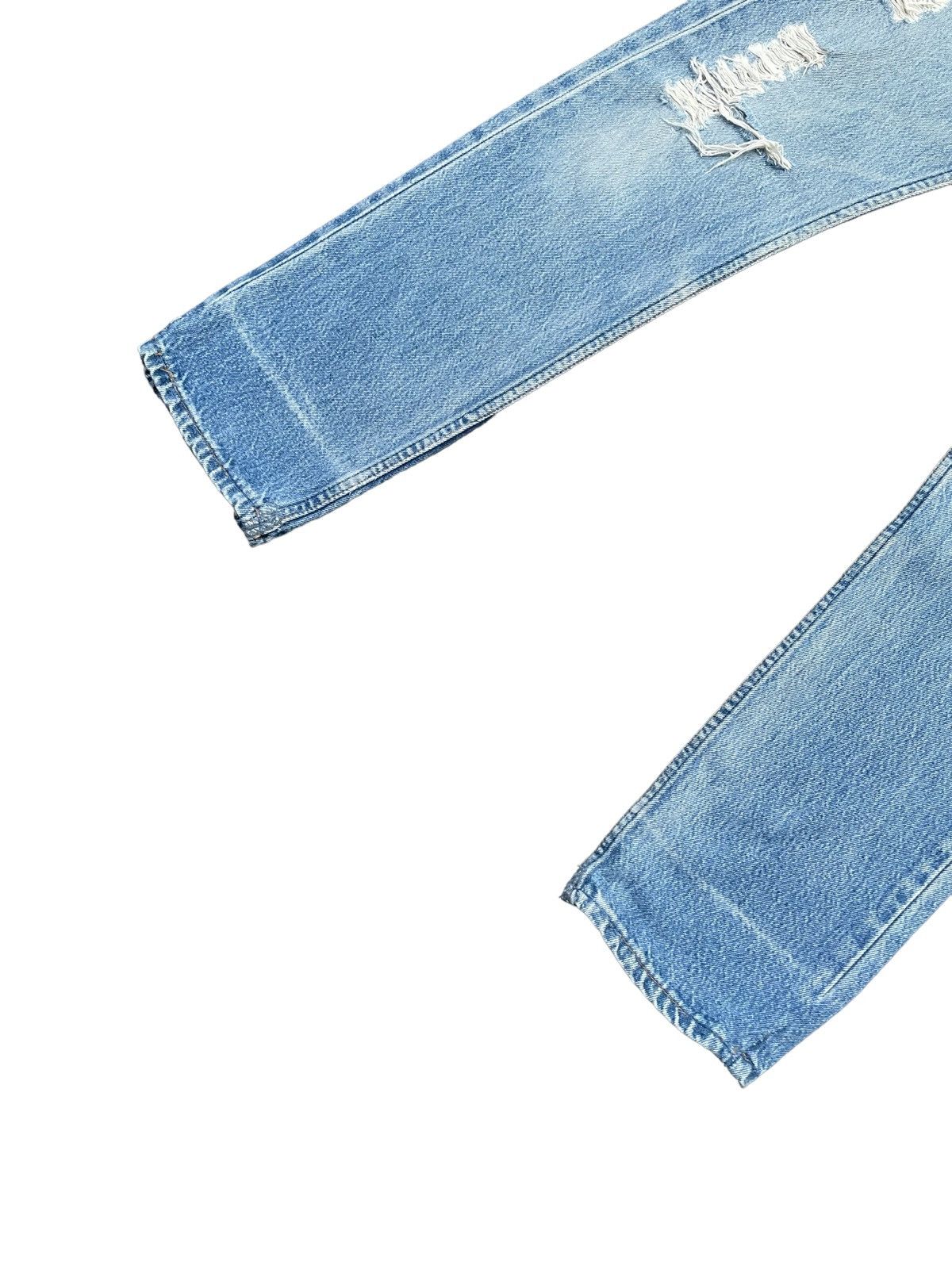Levi's × Vintage Vintage 1990 Levis 501 e Stone Wash Distressed Size US 28 / EU 44 - 4 Thumbnail