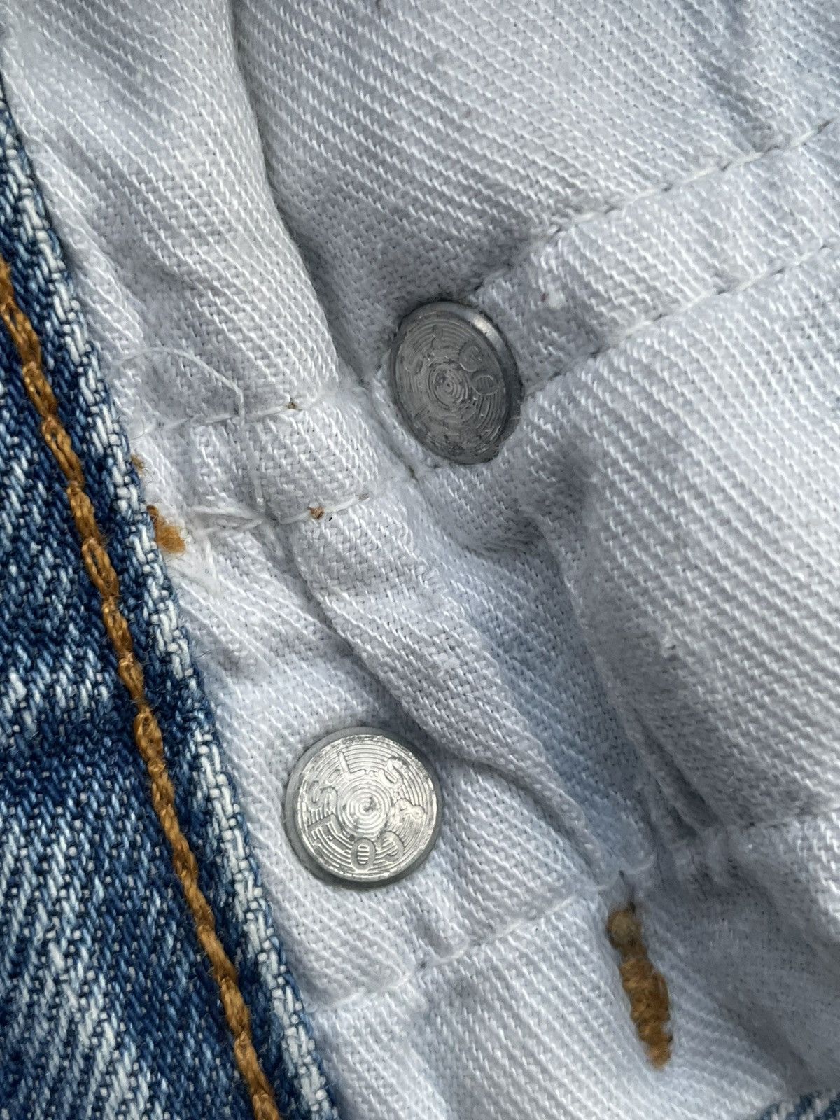Levi's × Vintage Vintage 1990 Levis 501 e Stone Wash Distressed Size US 28 / EU 44 - 16 Thumbnail