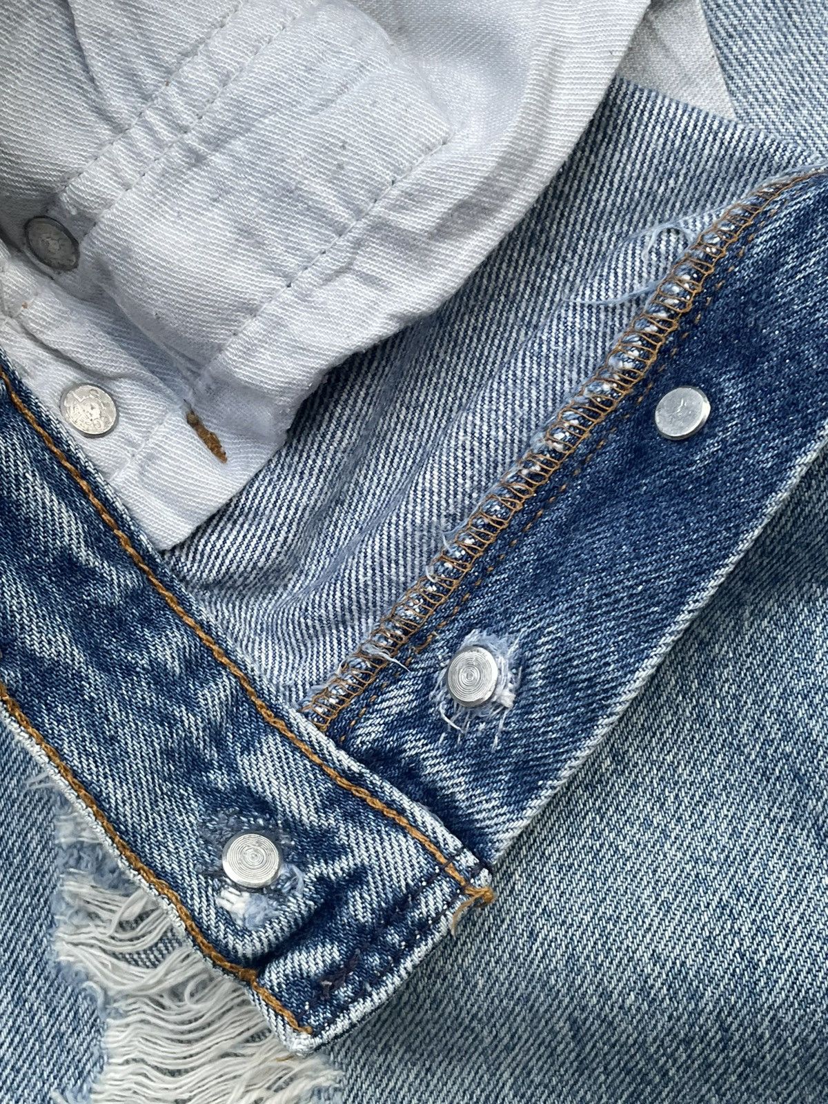 Levi's × Vintage Vintage 1990 Levis 501 e Stone Wash Distressed Size US 28 / EU 44 - 17 Thumbnail