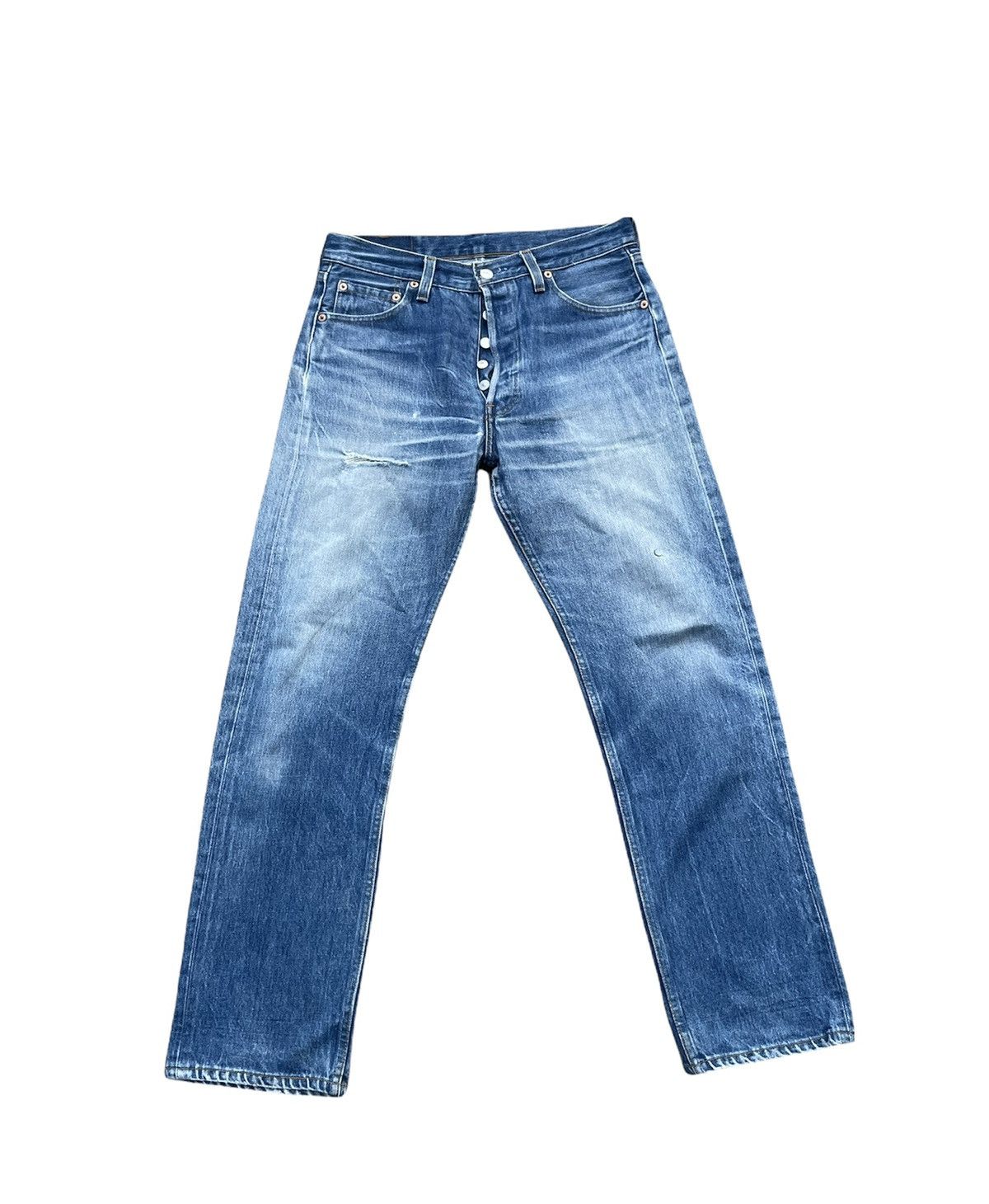 Levi's Vintage Levi’s 501XX Usa 1996 Aging Distressed Size US 31 - 1 Thumbnail