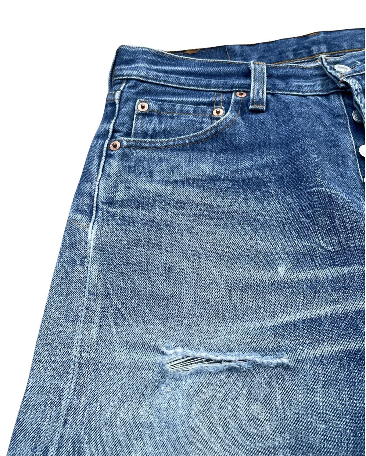Levi's Vintage Levi’s 501XX Usa 1996 Aging Distressed Size US 31 - 5 Thumbnail