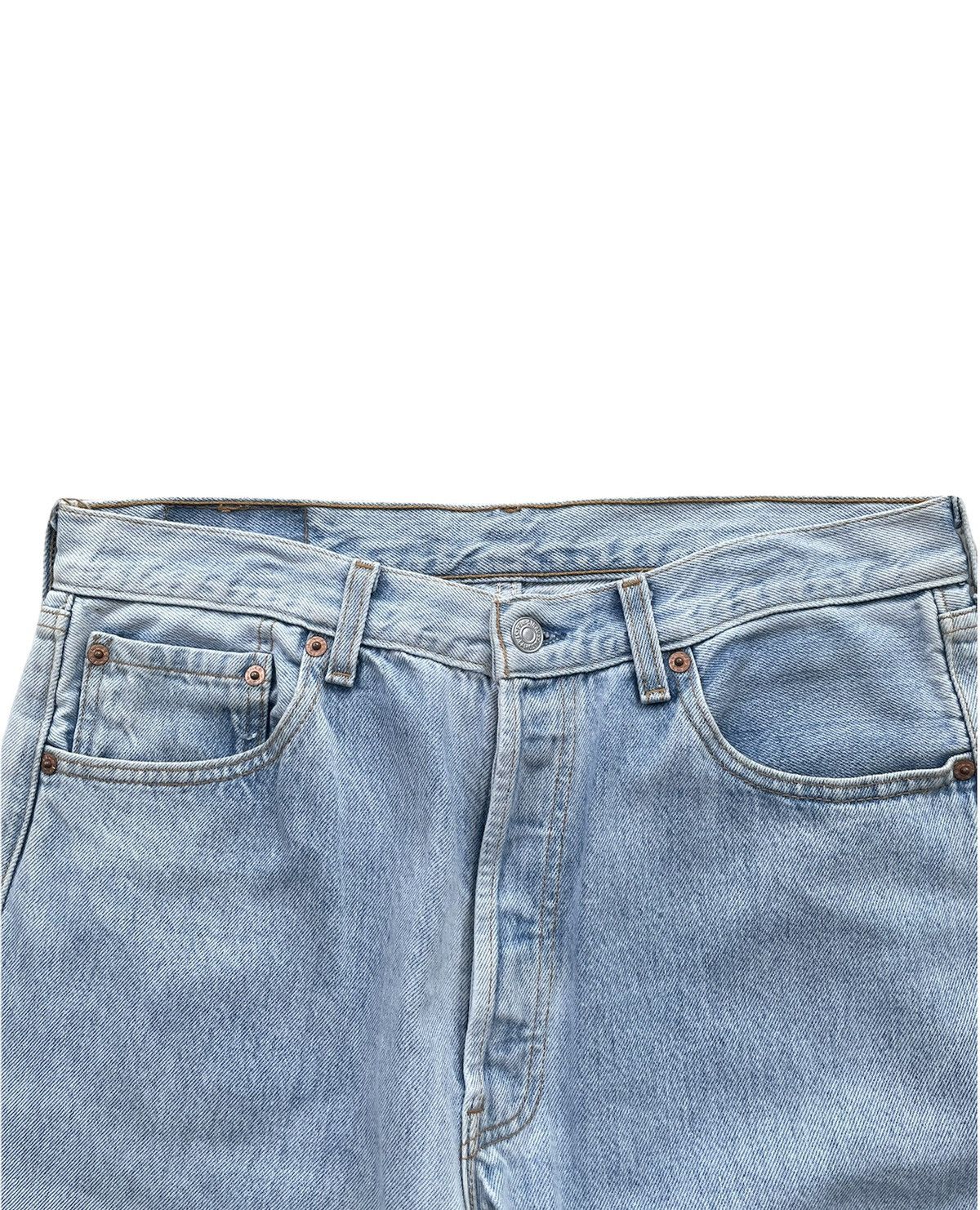 Levi's Vintage Levis 501 1996 USA Aging Faded Wash Distressed Size US 33 - 5 Thumbnail