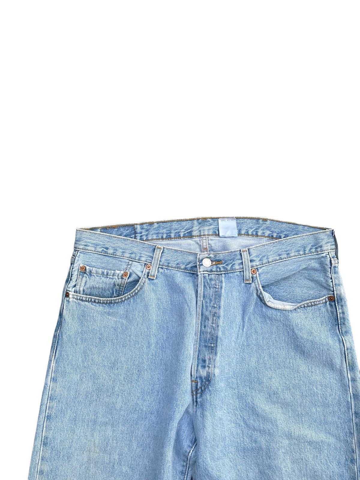 Levi's Vintage 2004 Levis 501 e Columbia Faded Light Wash Denim Size US 38 / EU 54 - 6 Thumbnail