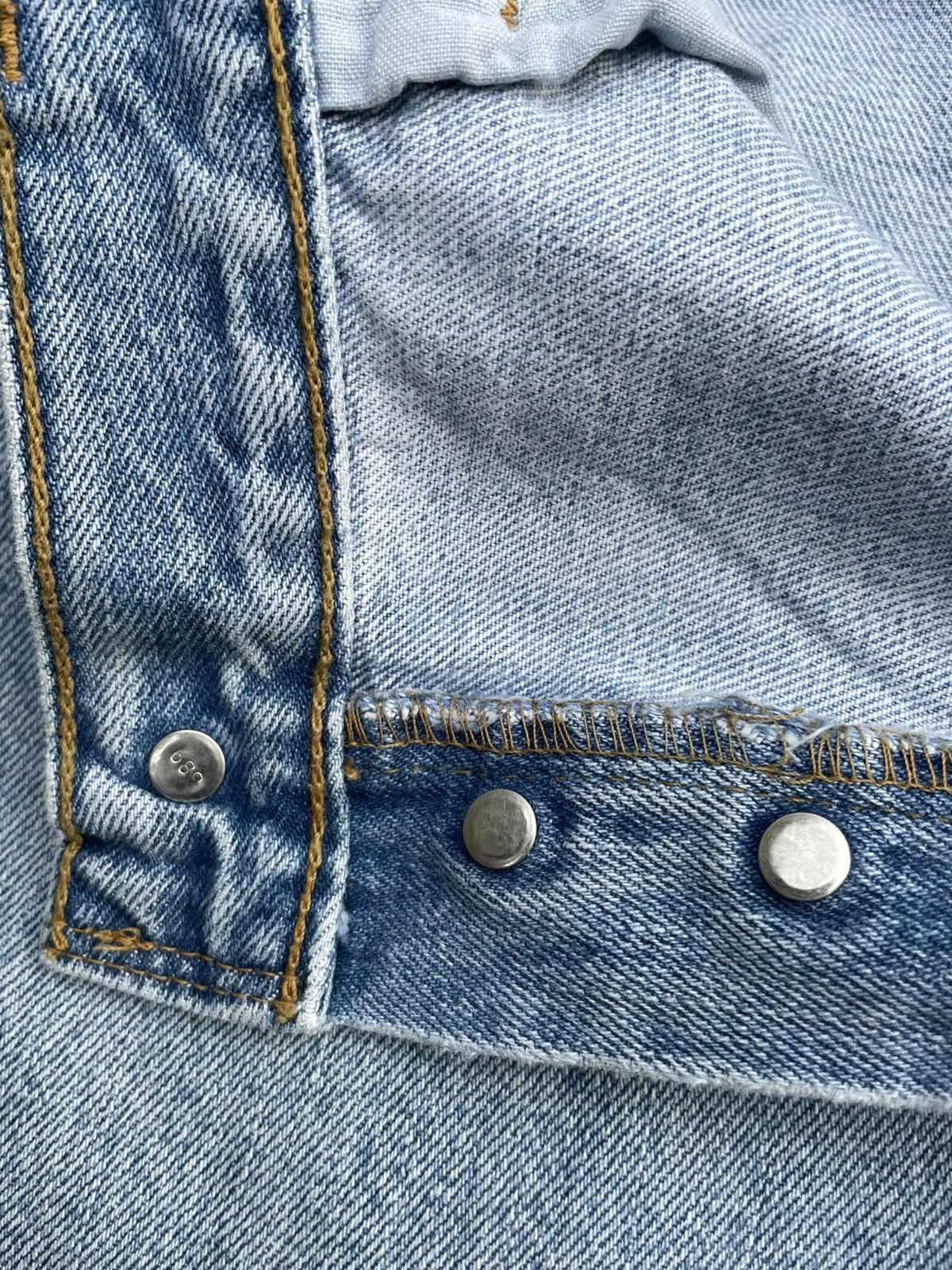 Levi's Vintage 2004 Levis 501 e Columbia Faded Light Wash Denim Size US 38 / EU 54 - 18 Thumbnail