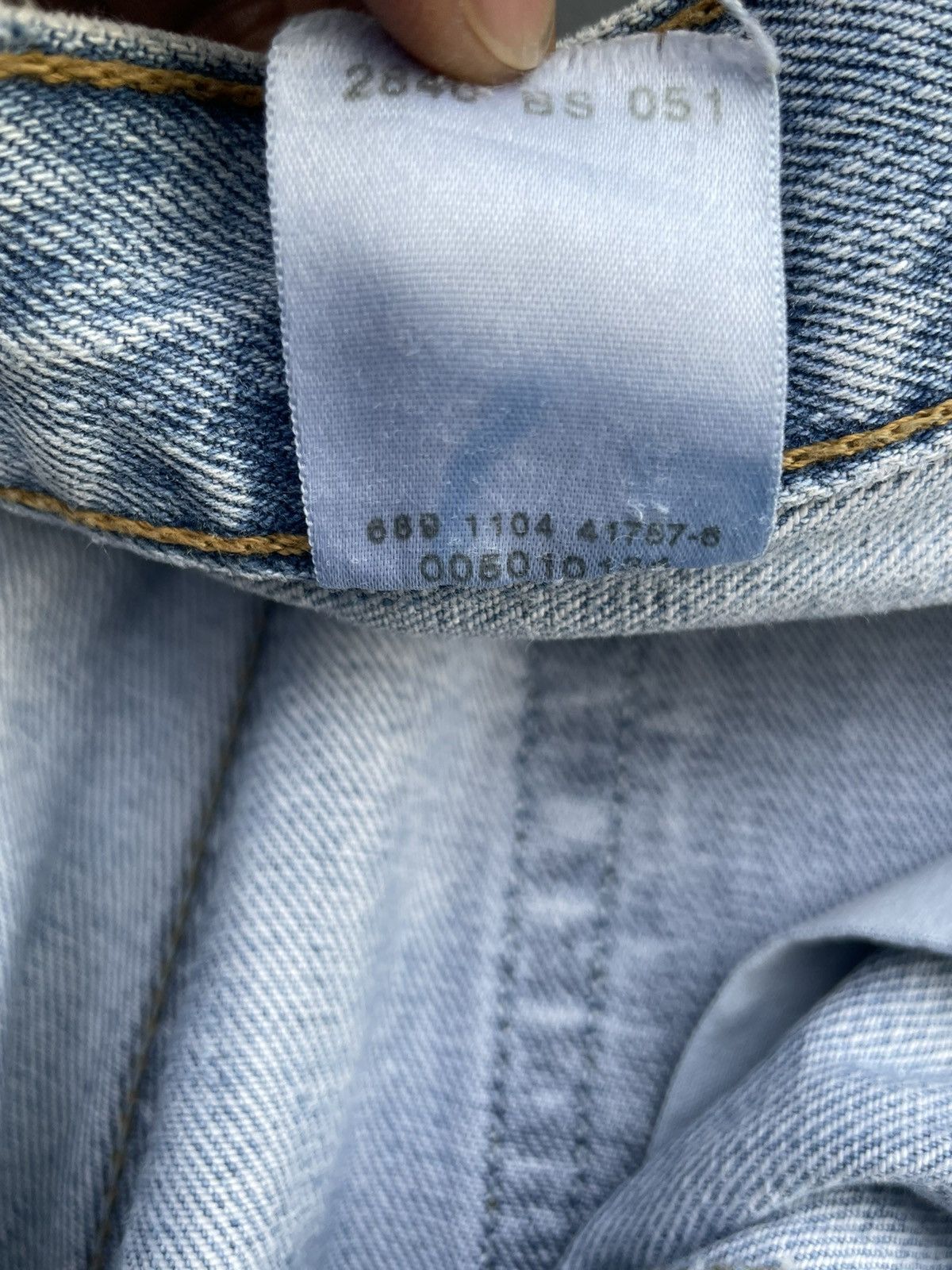Levi's Vintage 2004 Levis 501 e Columbia Faded Light Wash Denim Size US 38 / EU 54 - 16 Thumbnail