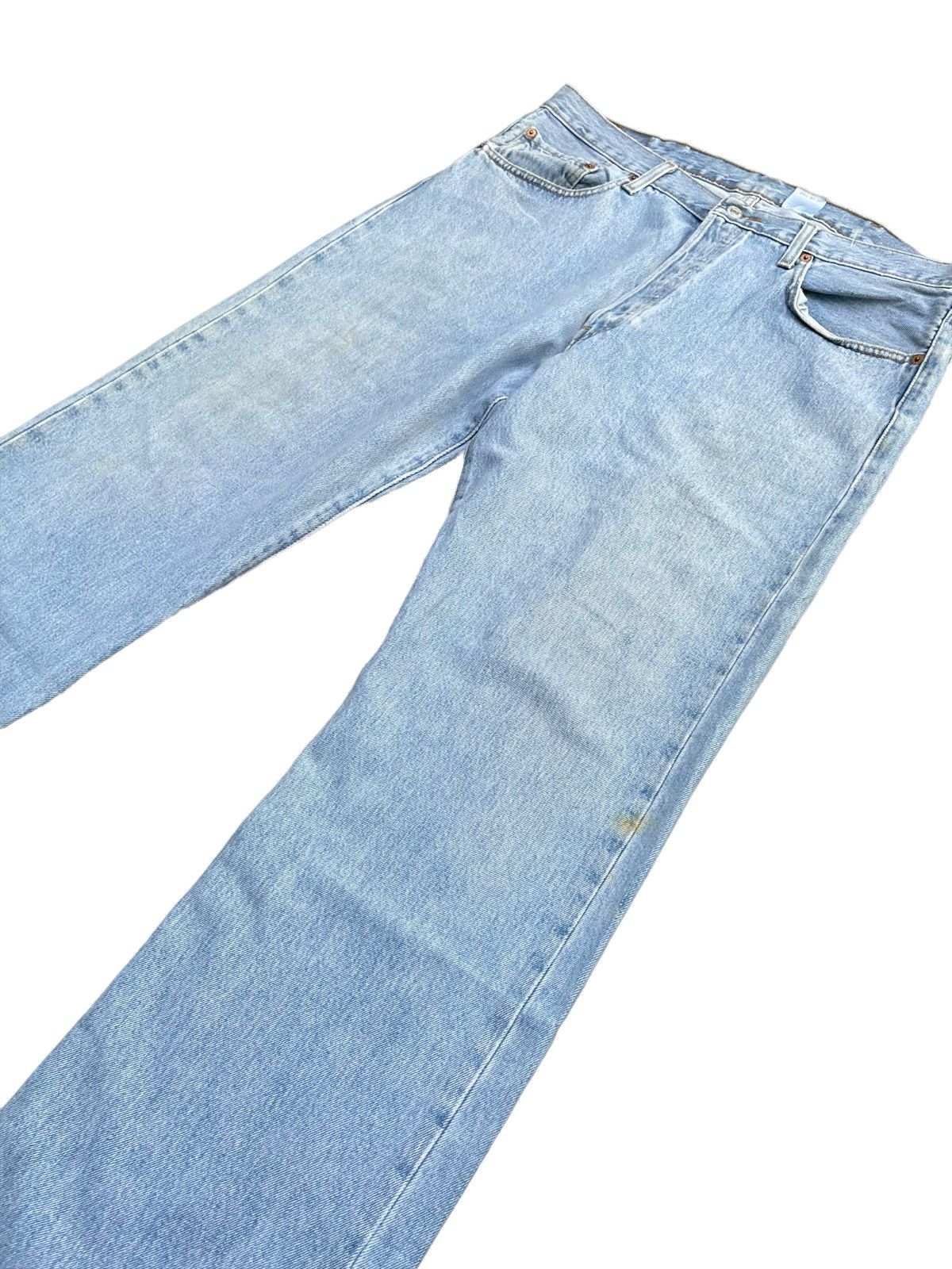 Levi's Vintage 2004 Levis 501 e Columbia Faded Light Wash Denim Size US 38 / EU 54 - 3 Thumbnail