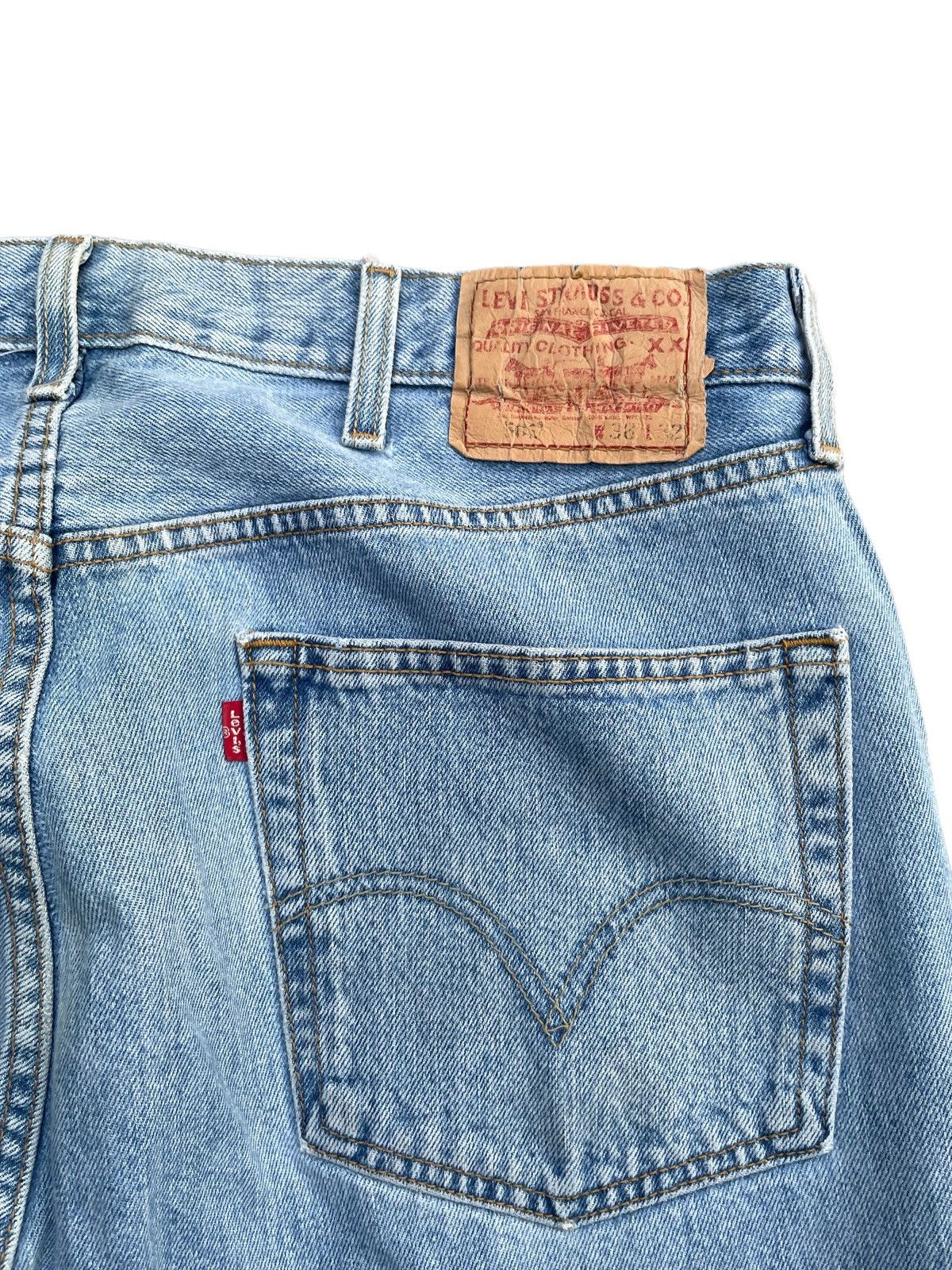 Levi's Vintage 2004 Levis 501 e Columbia Faded Light Wash Denim Size US 38 / EU 54 - 10 Thumbnail