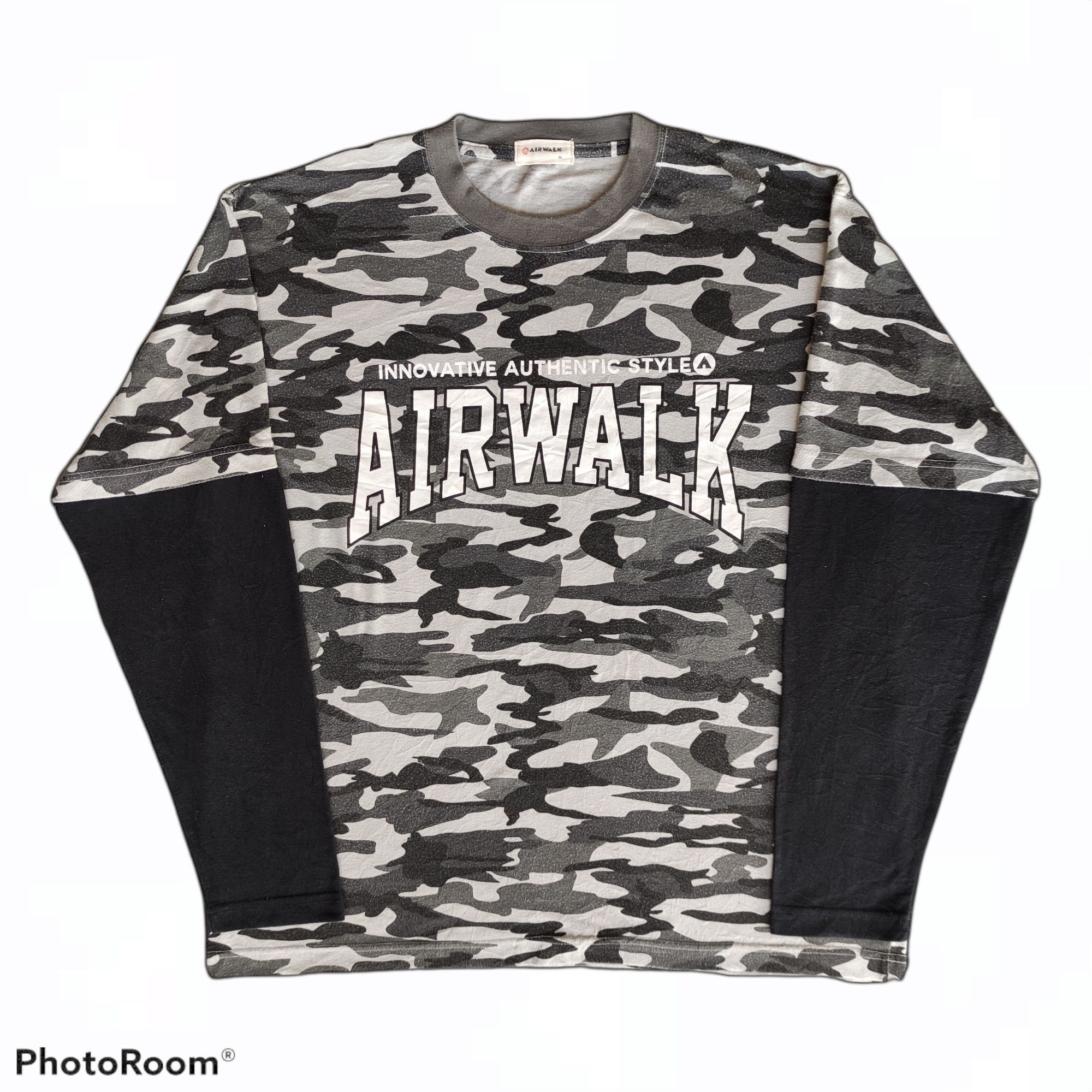 Airwalk 🔥Vintage airwalk skate camo long sleeve tshirt Size US L / EU 52-54 / 3 - 1 Thumbnail