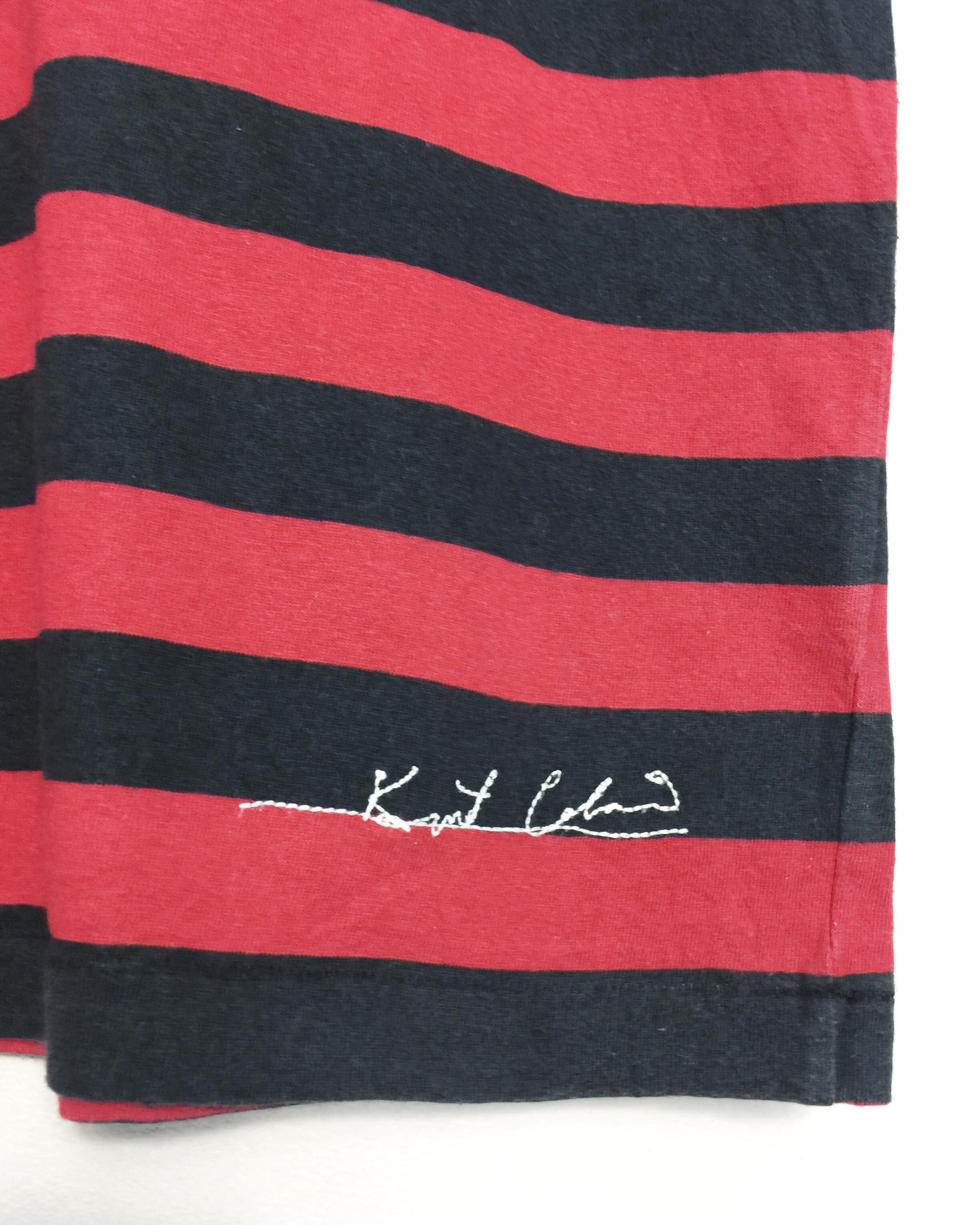 Nirvana Rare Uniqlo X Kurt Cobain Nirvana Stripes Tees Size US S / EU 44-46 / 1 - 5 Thumbnail