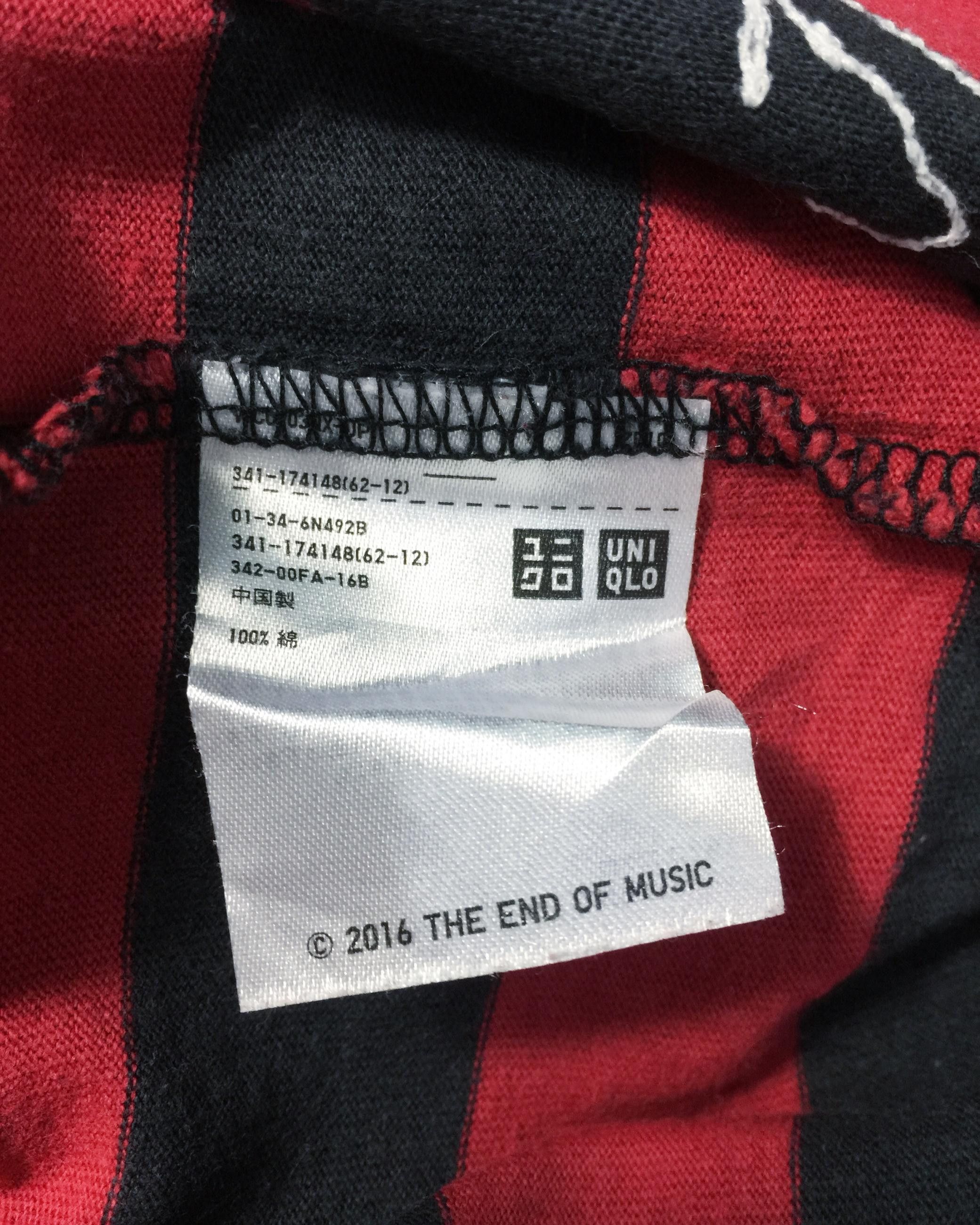 Nirvana Rare Uniqlo X Kurt Cobain Nirvana Stripes Tees Size US S / EU 44-46 / 1 - 10 Thumbnail