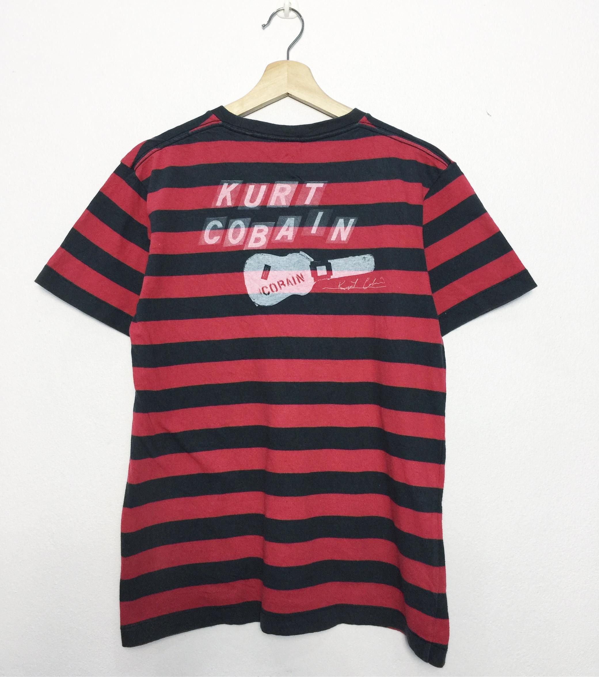 Rare Uniqlo X Kurt Cobain Nirvana Stripes Tees