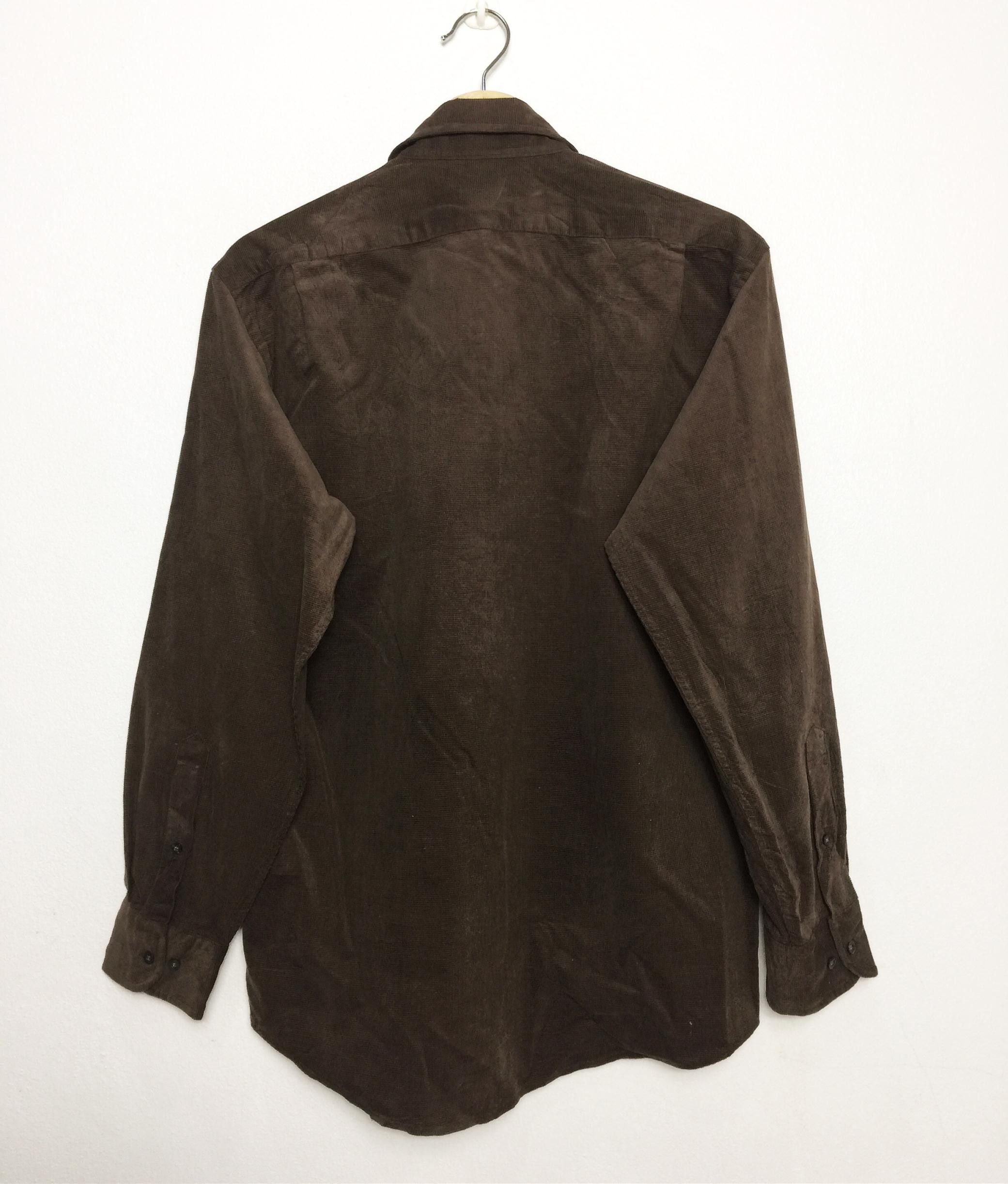 Lacoste Rare Vintage Lacoste Long Sleeve Corduroy Button Ups Shirt Size US M / EU 48-50 / 2 - 7 Thumbnail