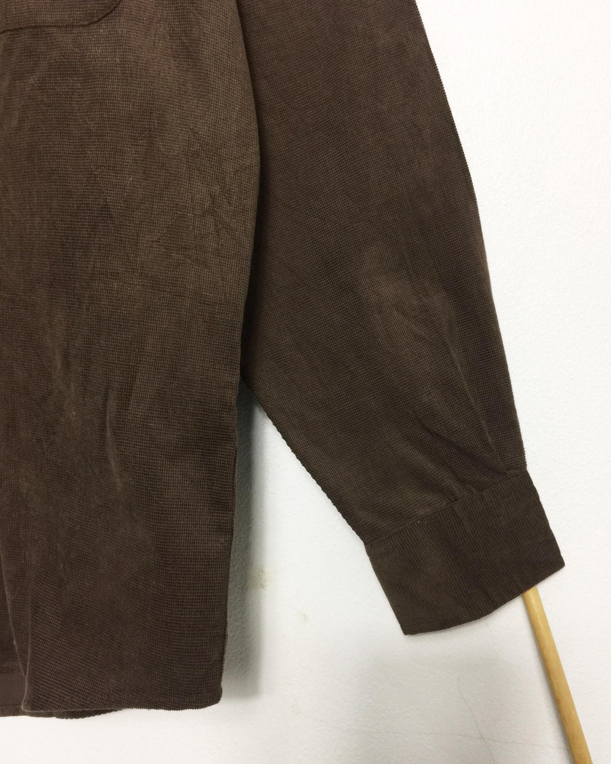Lacoste Rare Vintage Lacoste Long Sleeve Corduroy Button Ups Shirt Size US M / EU 48-50 / 2 - 6 Thumbnail