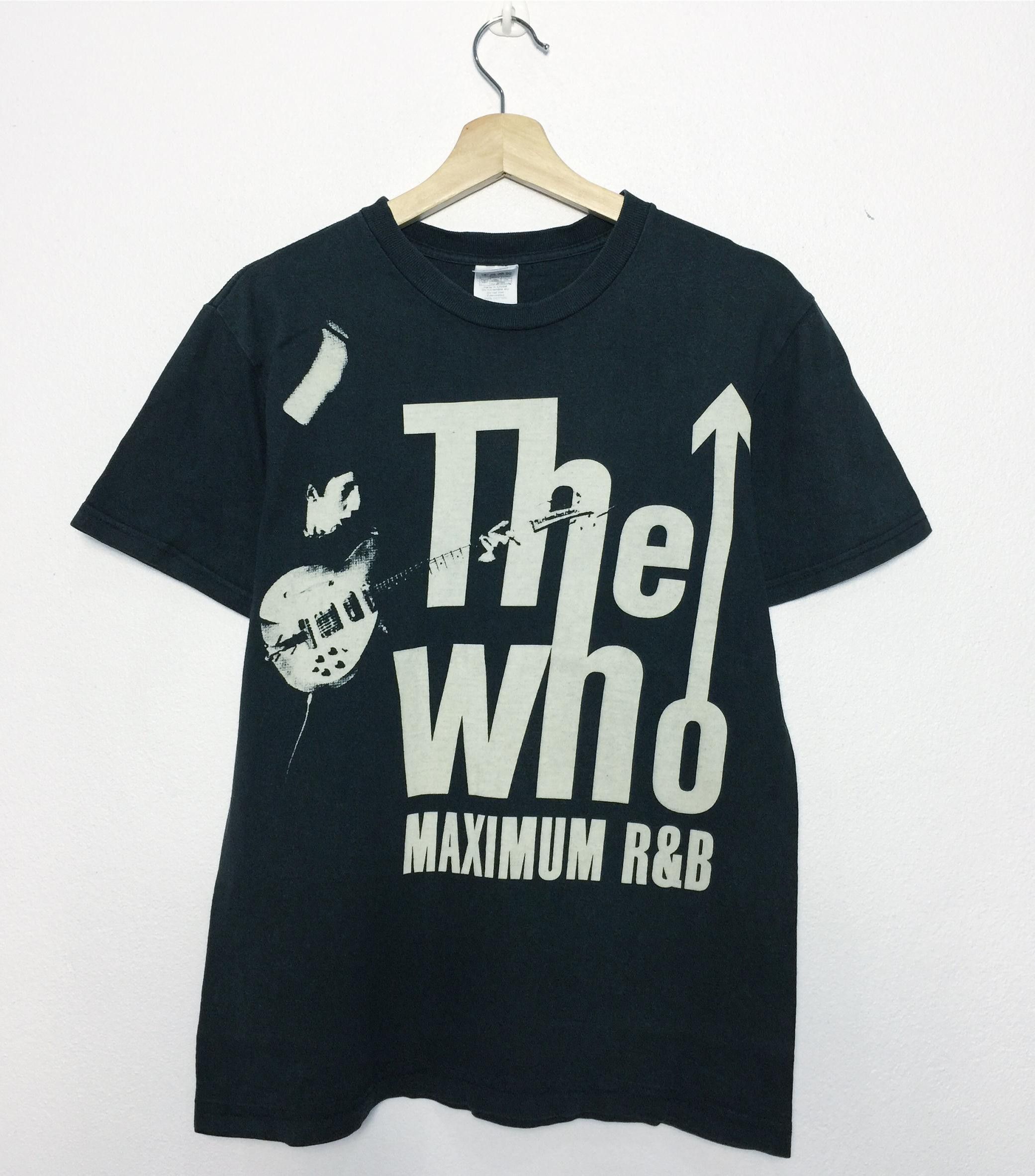 image of The Who Maximum R&b Tour 2008/2009 Band Tees in Black, Men's (Size Medium)