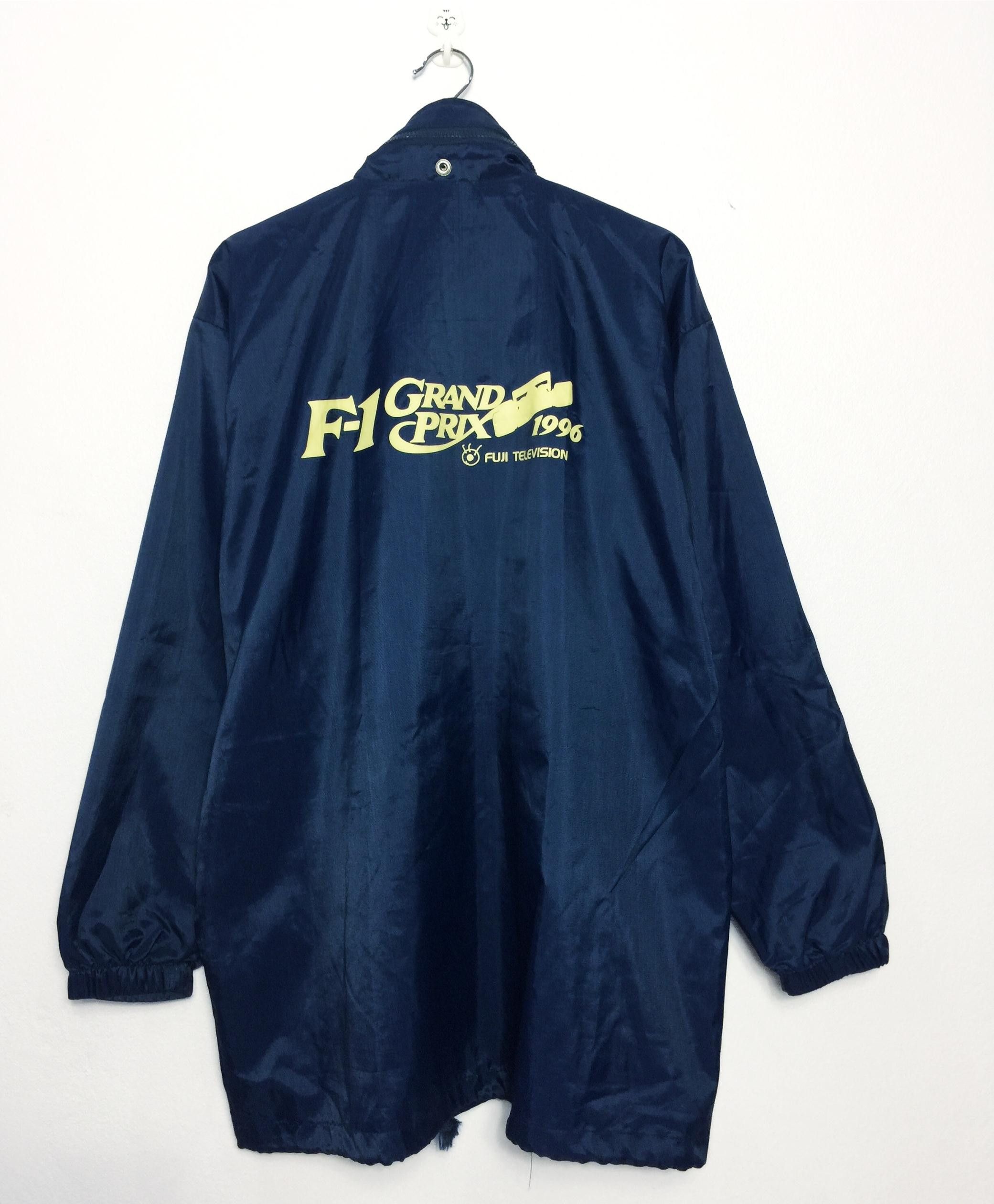 image of Racing x Vintage 1996 Fuji Tv F1 Grand Prix Windbreaker Jacket in Blue, Men's (Size 2XL)