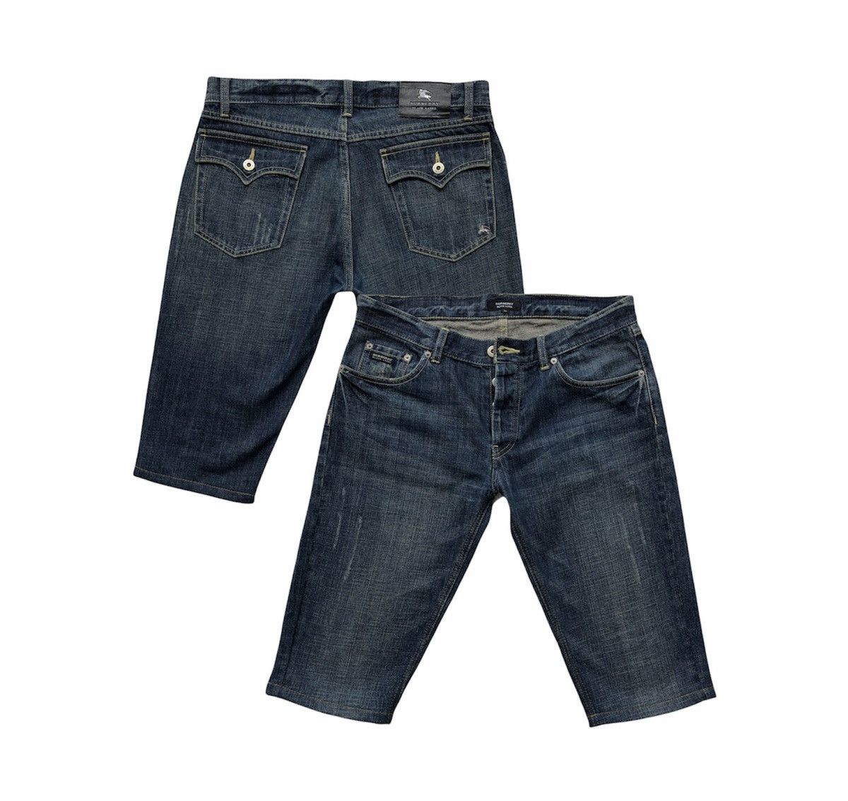 image of Burberry Black Label Denim Short Pants, Men's (Size 32)