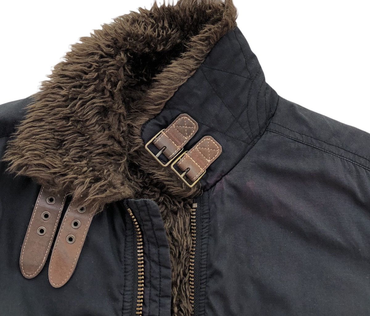 Japanese Brand Mei by Outdoor Legacy Lined Sherpa Buckle Jacket Size US M / EU 48-50 / 2 - 10 Thumbnail