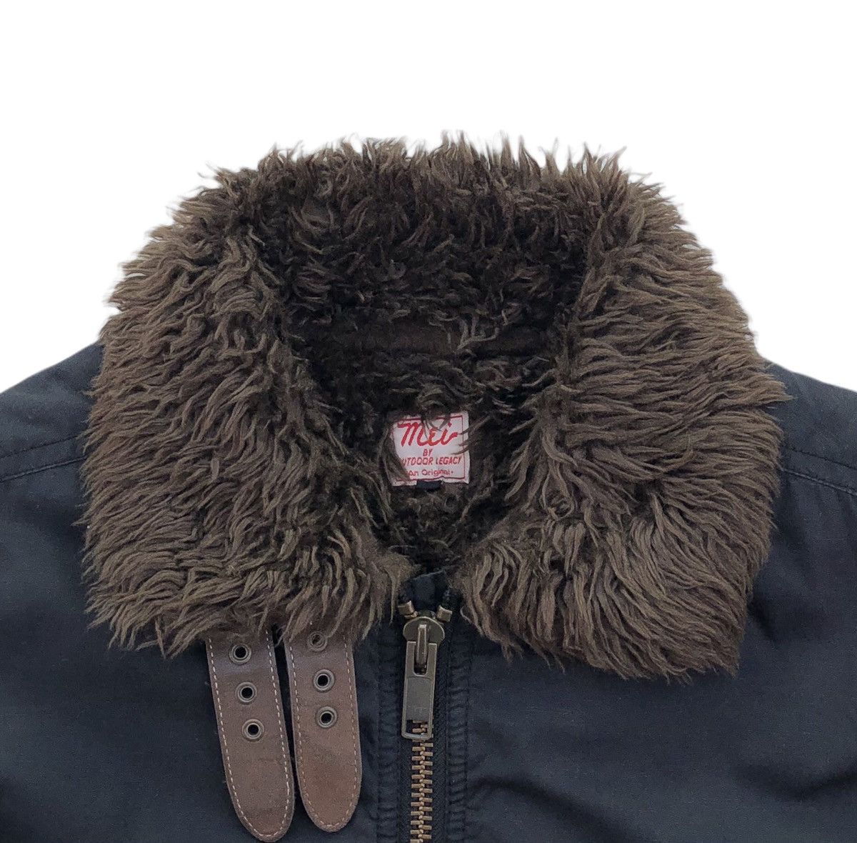 Japanese Brand Mei by Outdoor Legacy Lined Sherpa Buckle Jacket Size US M / EU 48-50 / 2 - 6 Thumbnail