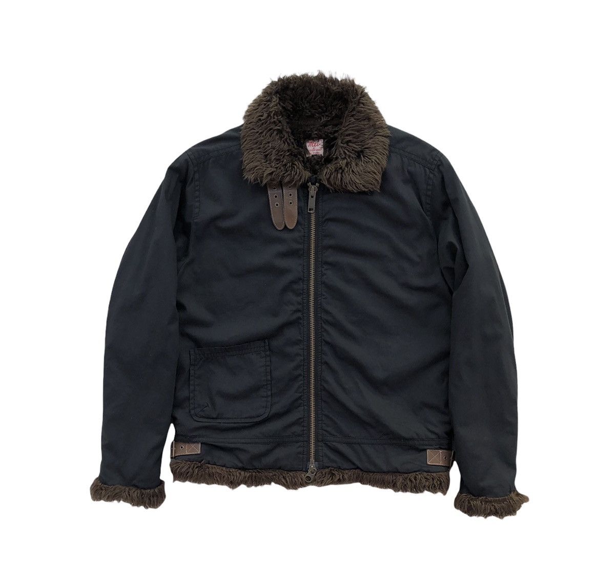 Japanese Brand Mei by Outdoor Legacy Lined Sherpa Buckle Jacket Size US M / EU 48-50 / 2 - 5 Thumbnail