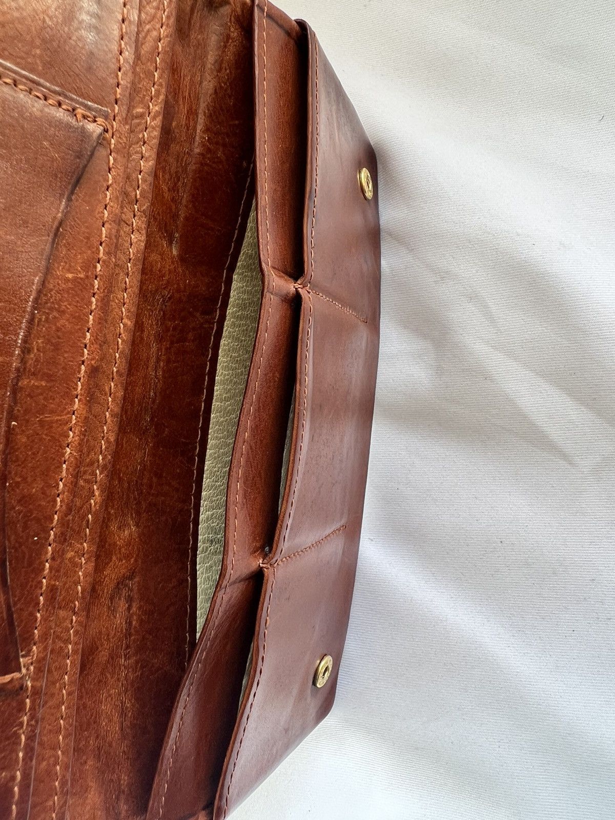 Porter Vintage Porter Japan Patina Horsehide Leather Biker Wallet Size ONE SIZE - 12 Thumbnail