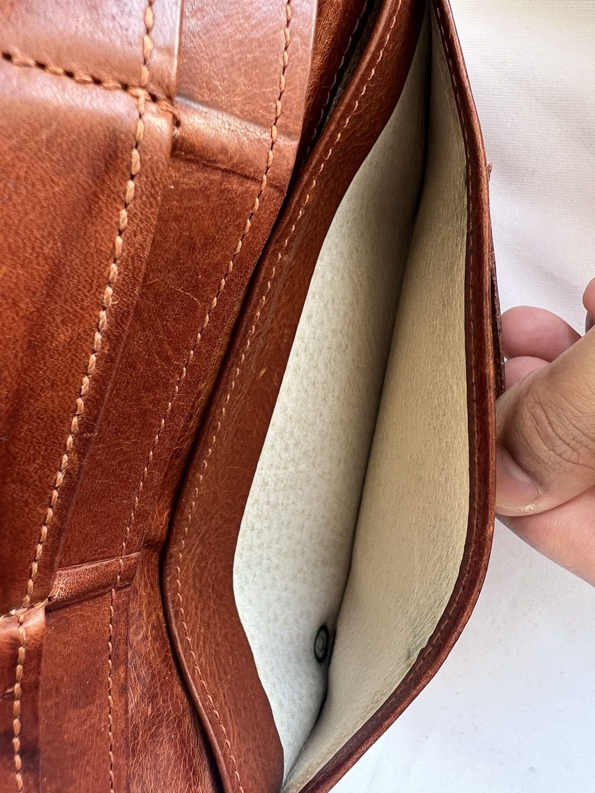 Porter Vintage Porter Japan Patina Horsehide Leather Biker Wallet Size ONE SIZE - 14 Thumbnail