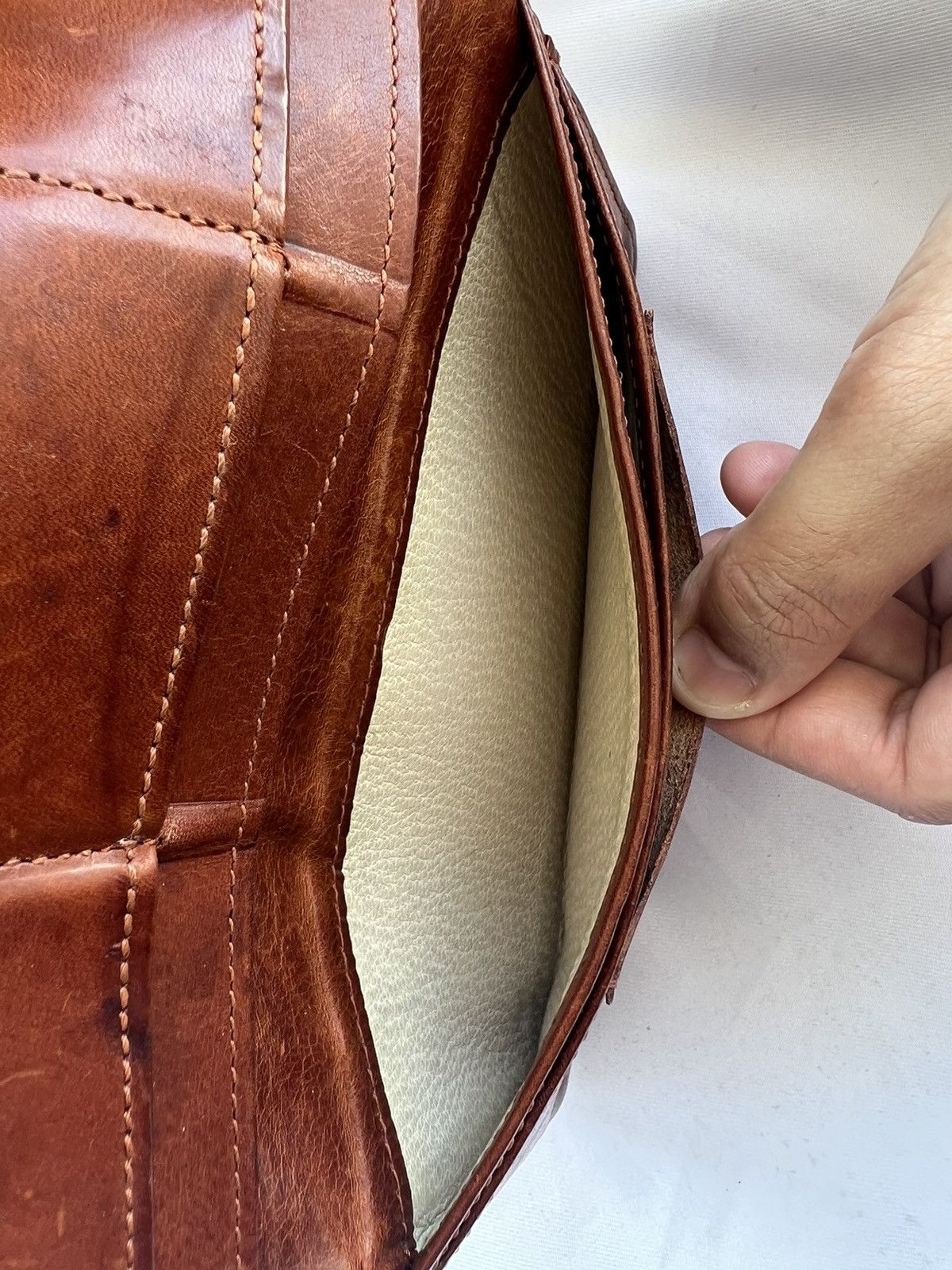 Porter Vintage Porter Japan Patina Horsehide Leather Biker Wallet Size ONE SIZE - 13 Thumbnail