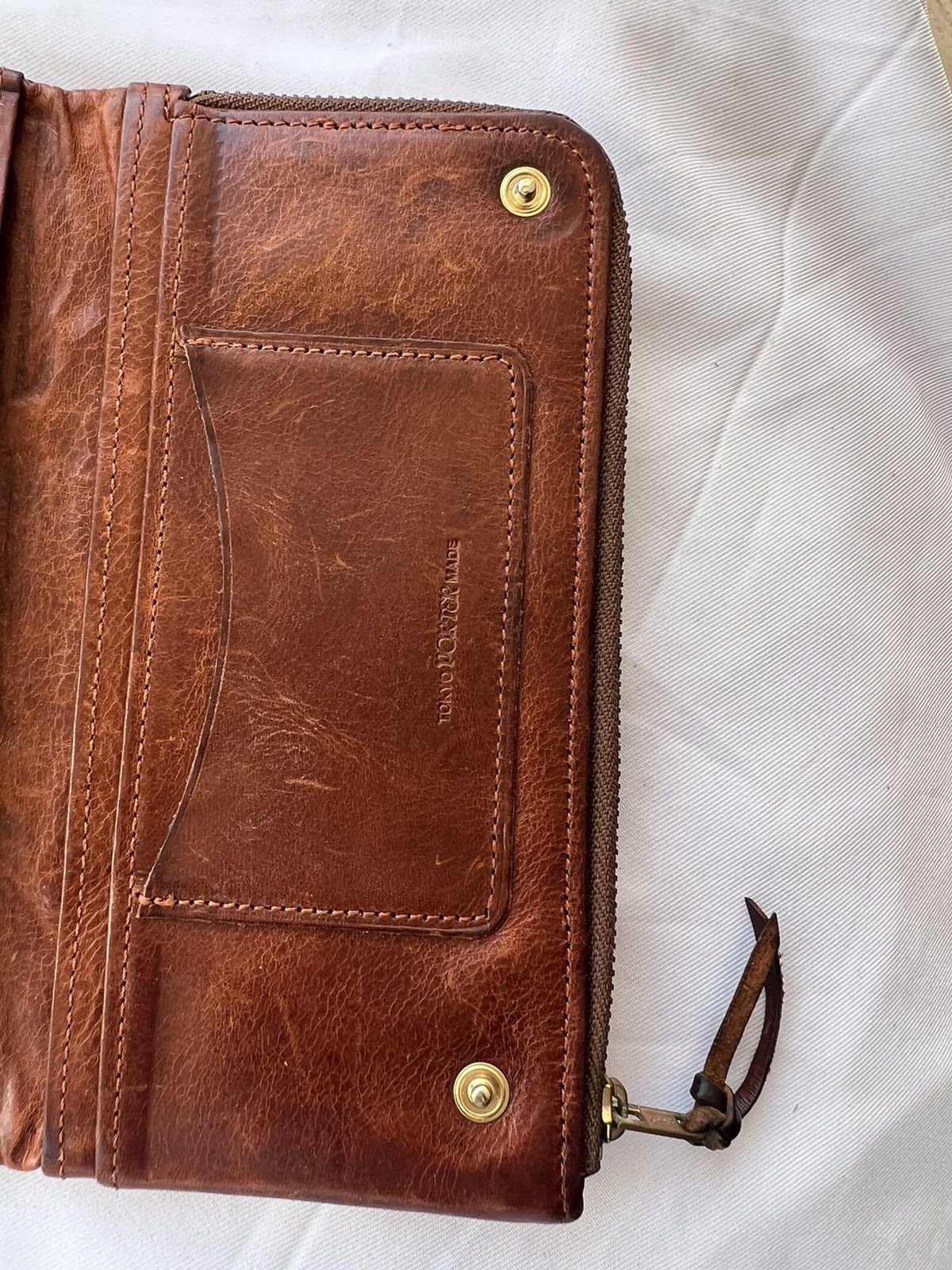 Porter Vintage Porter Japan Patina Horsehide Leather Biker Wallet Size ONE SIZE - 10 Thumbnail